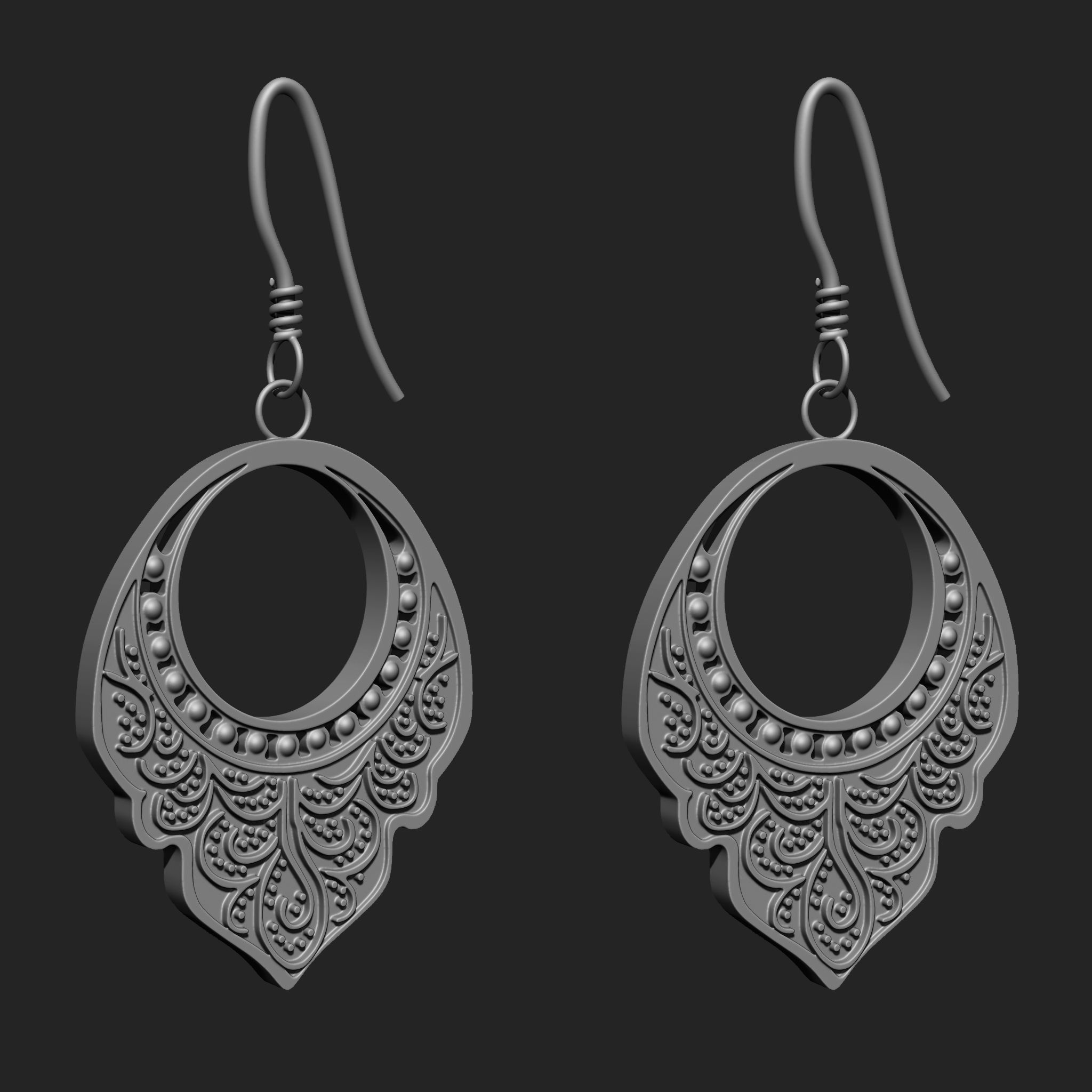 Earring IMM Brush Pack 10 in One Vol2 3D model_4