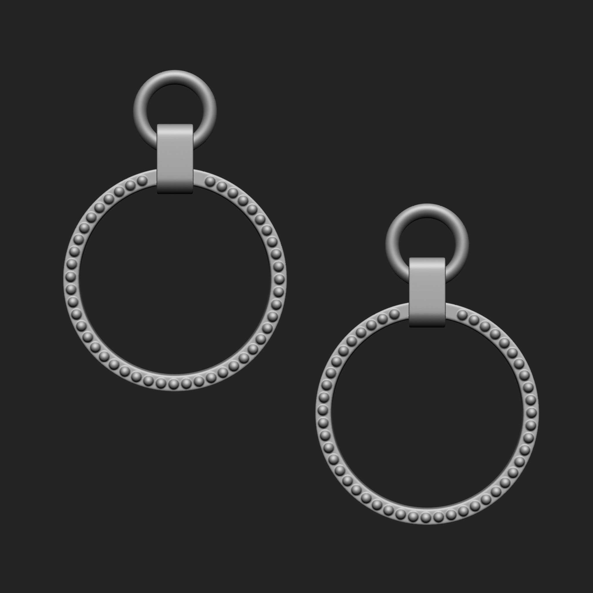 Earring IMM Brush Pack 10 in One Vol2 3D model_9