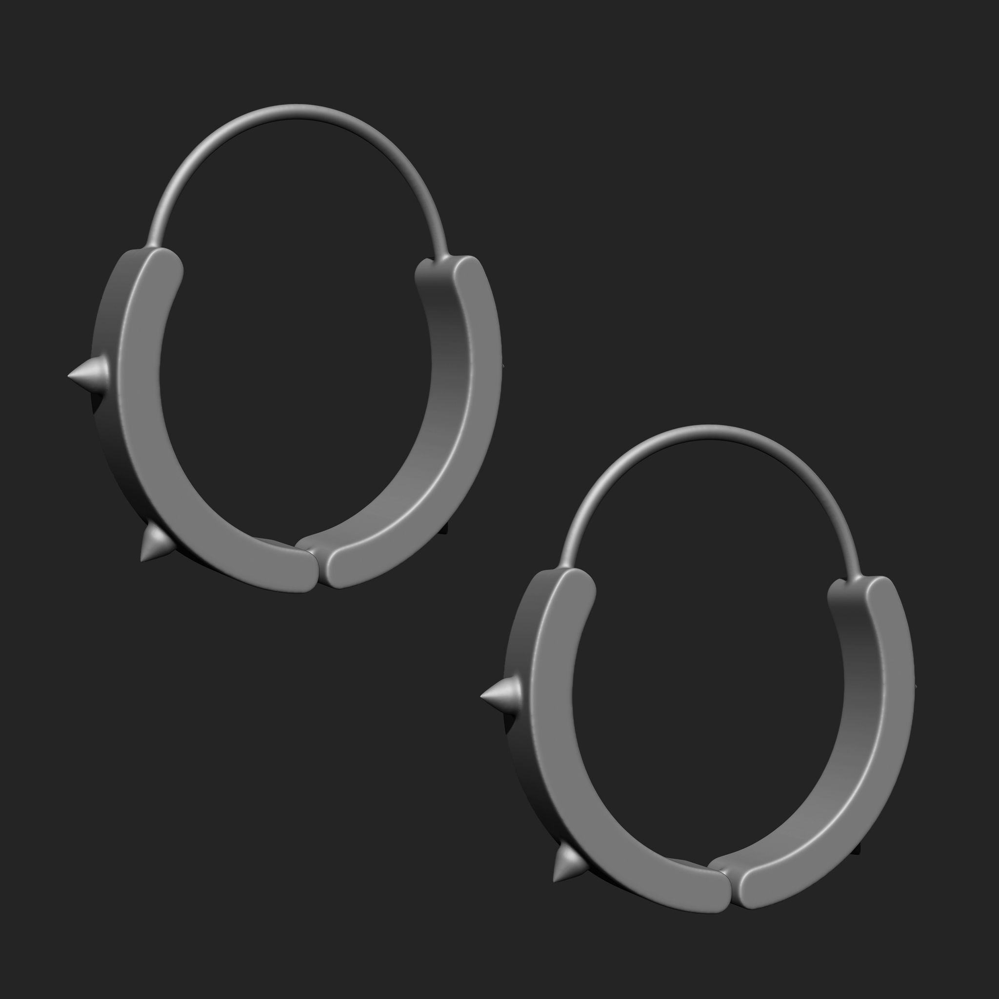 Earring IMM Brush Pack 10 in One Vol2 3D model_10