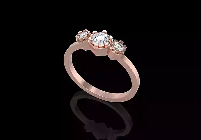 Fashion Chaumet Ring hexigon 