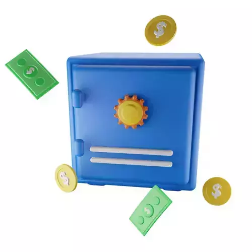 vault toy safe box with money