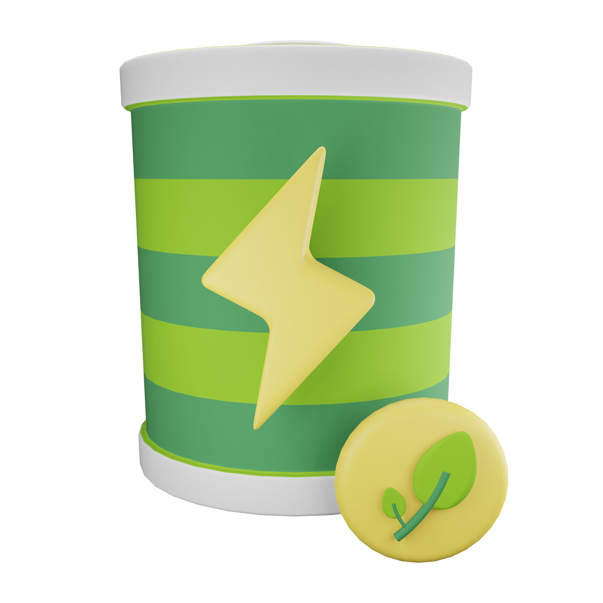 Ecology Earth Day Icon Pack 3D Model Low-poly 3D model_9