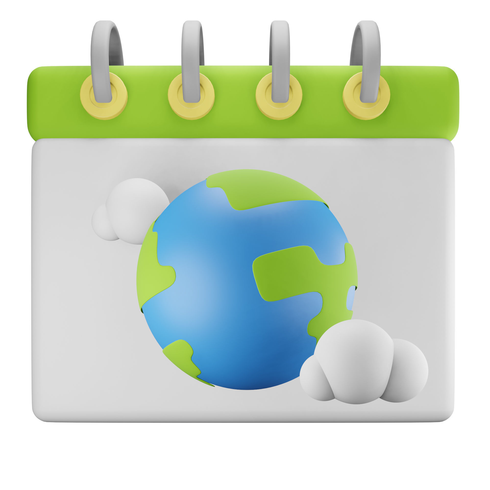 Ecology Earth Day Icon Pack 3D Model Low-poly 3D model_25