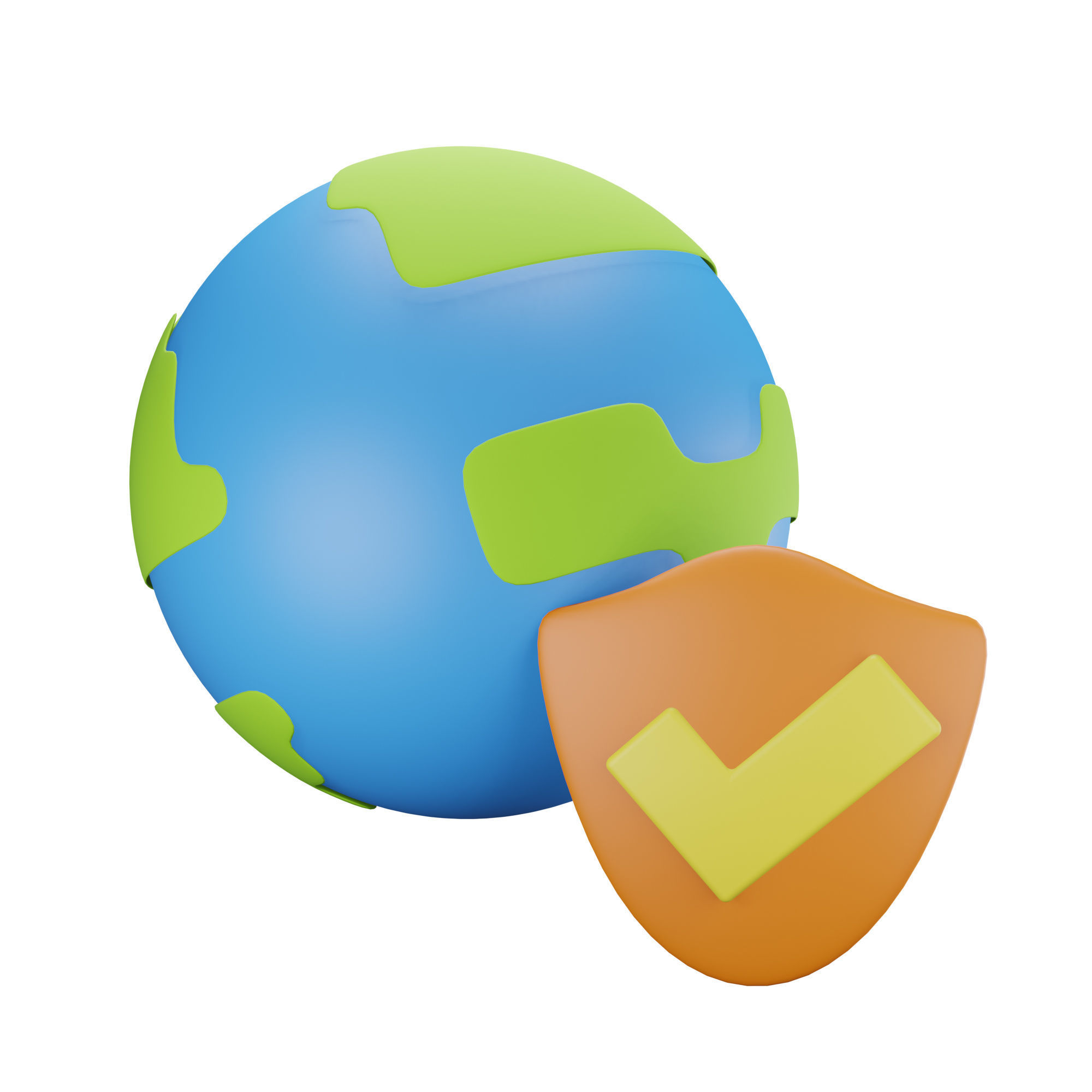 Ecology Earth Day Icon Pack 3D Model Low-poly 3D model_19