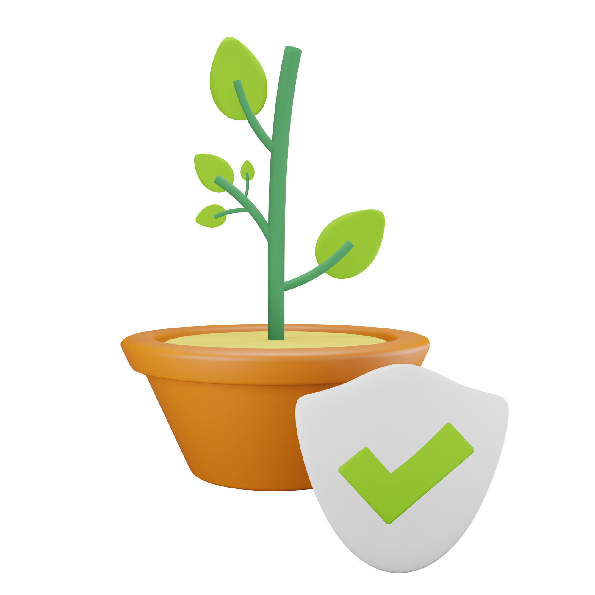 Ecology Earth Day Icon Pack 3D Model Low-poly 3D model_17