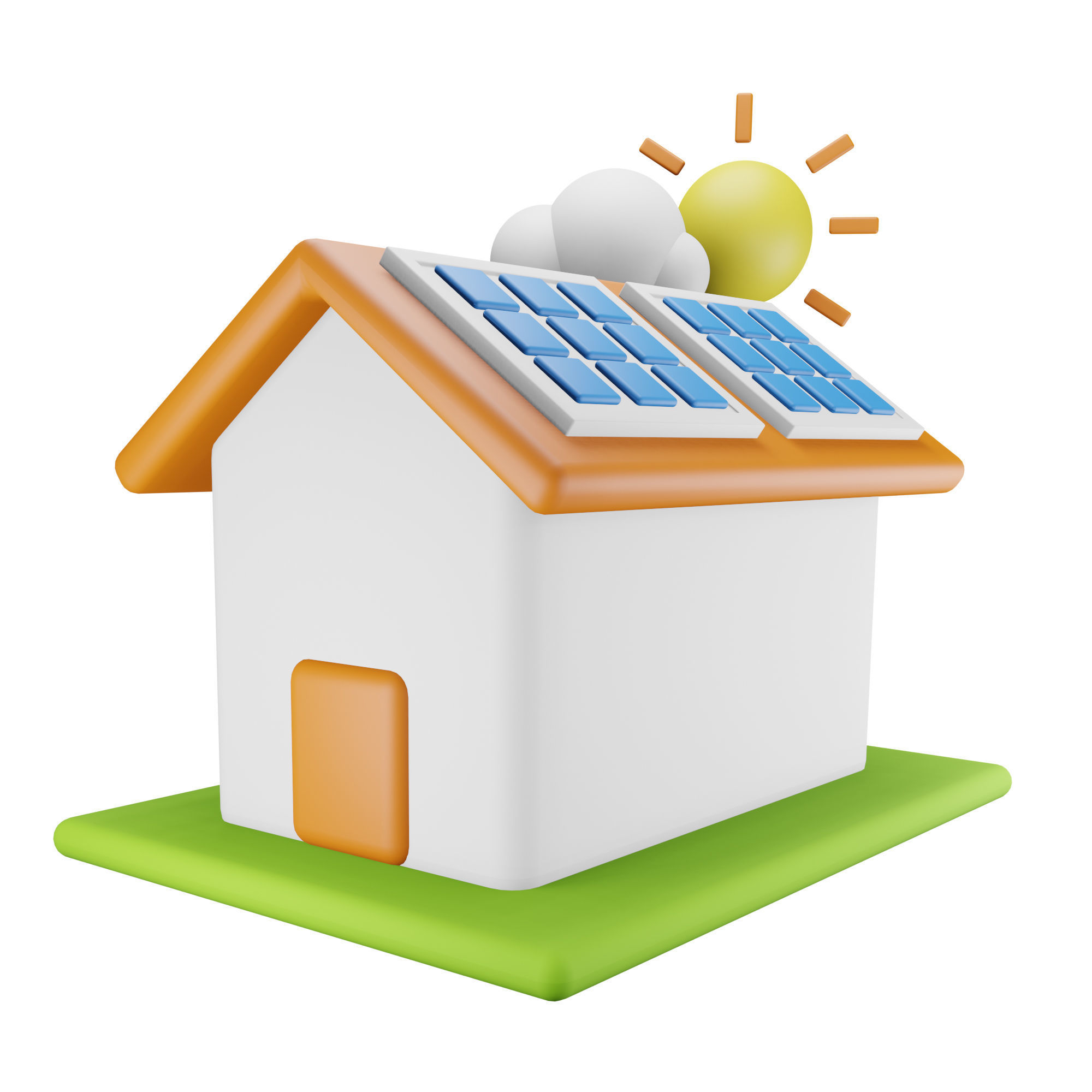 Ecology Earth Day Icon Pack 3D Model Low-poly 3D model_24