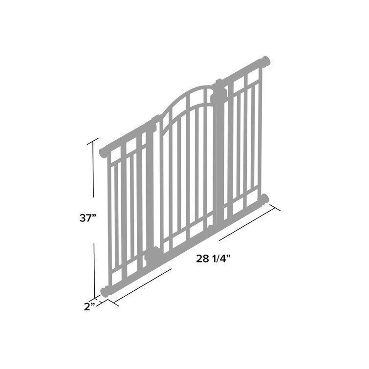 Hitchens Deco Walk-Thru Gate 3D model_1
