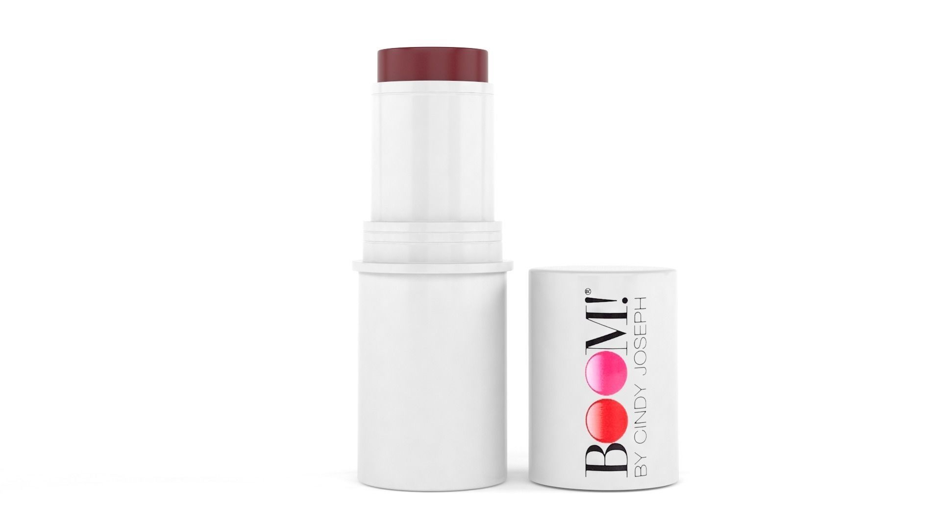 Lipstick lip balm with tube 3D model_2