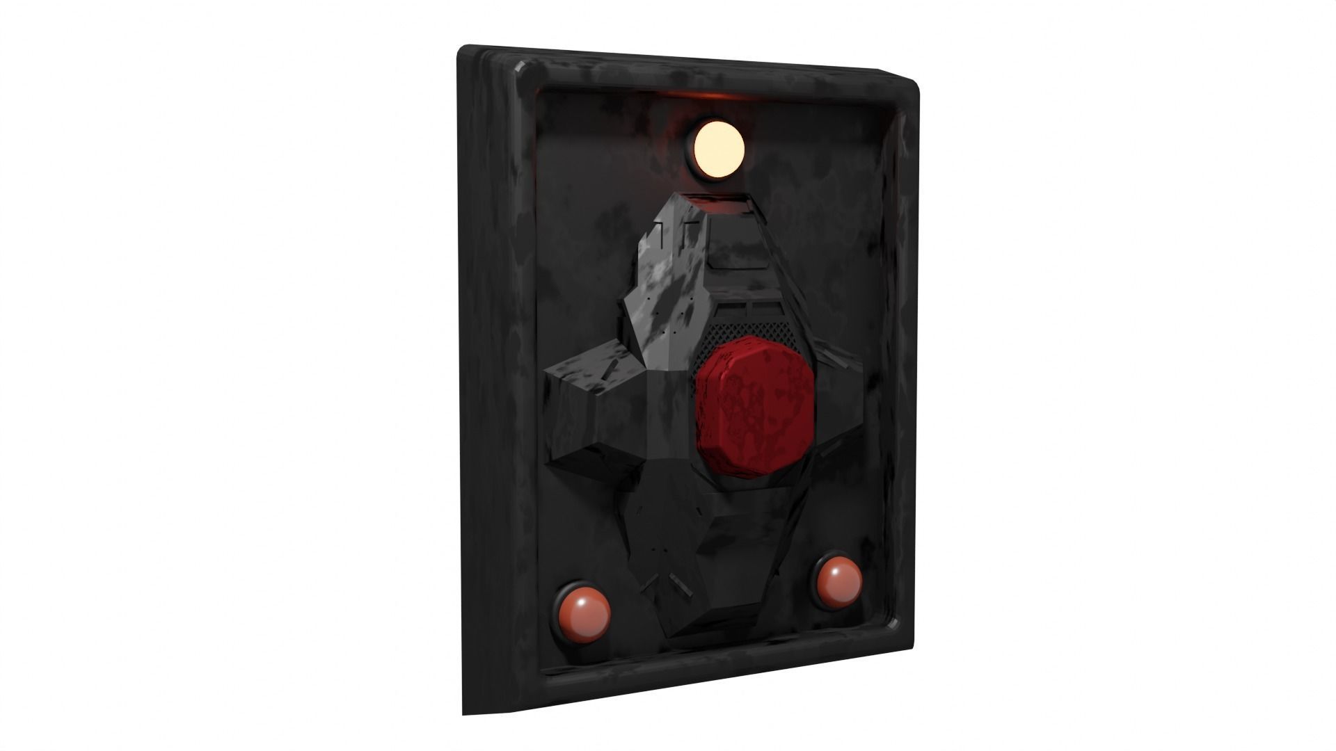 Rancor Cave Gate Switch 3D print model_2