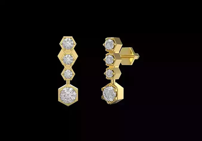 Fashion pusset earrings  by Chaumet 