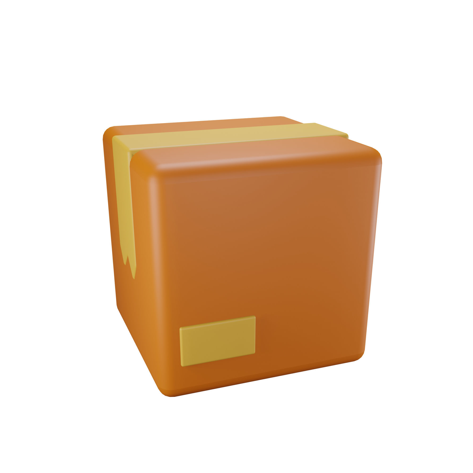 Box Icon Pack 3D Model Low-poly 3D model_4