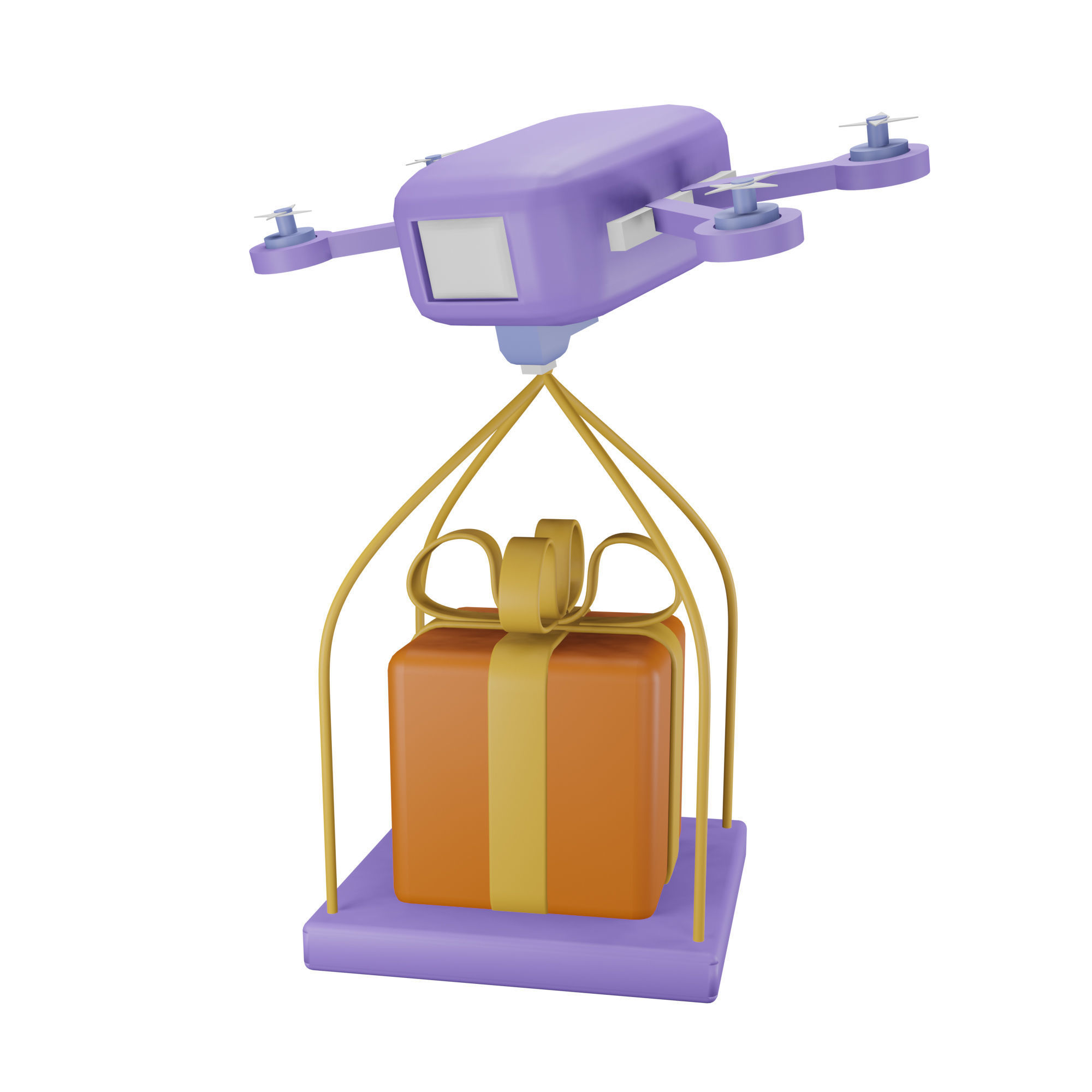 Box Icon Pack 3D Model Low-poly 3D model_6