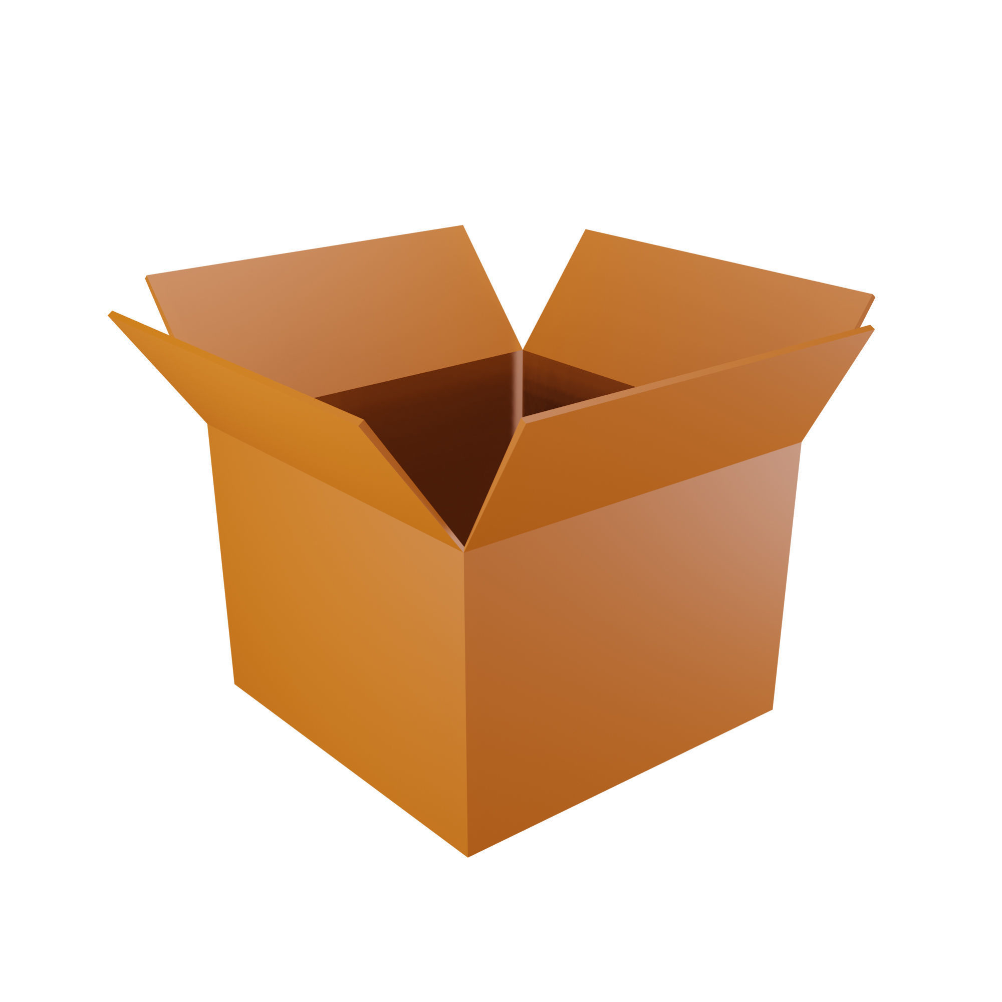 Box Icon Pack 3D Model Low-poly 3D model_10