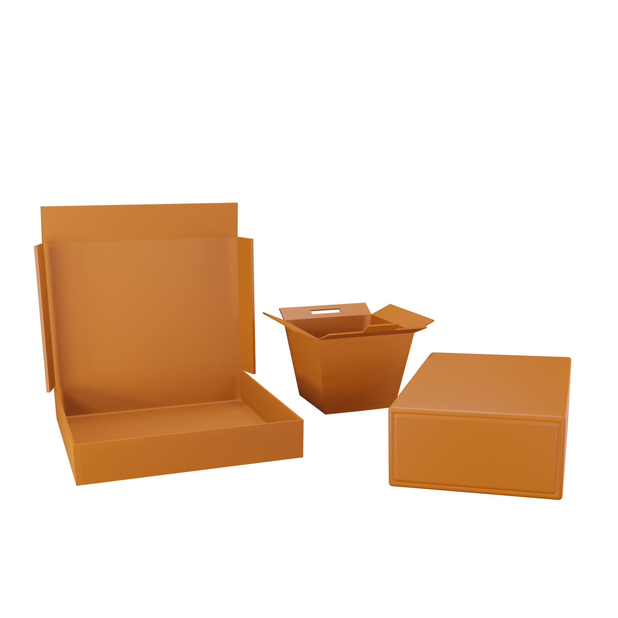 Box Icon Pack 3D Model Low-poly 3D model_3