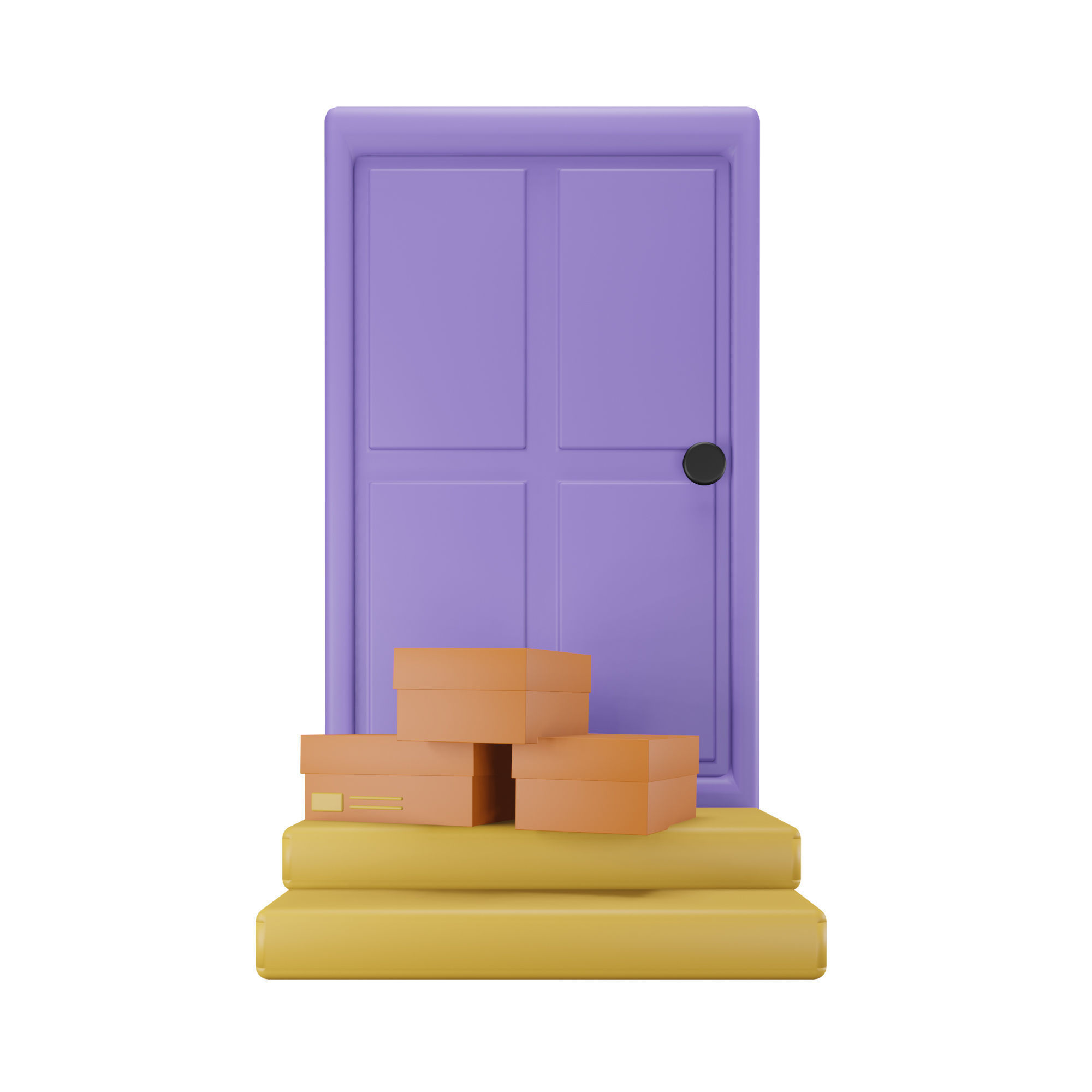 Box Icon Pack 3D Model Low-poly 3D model_5