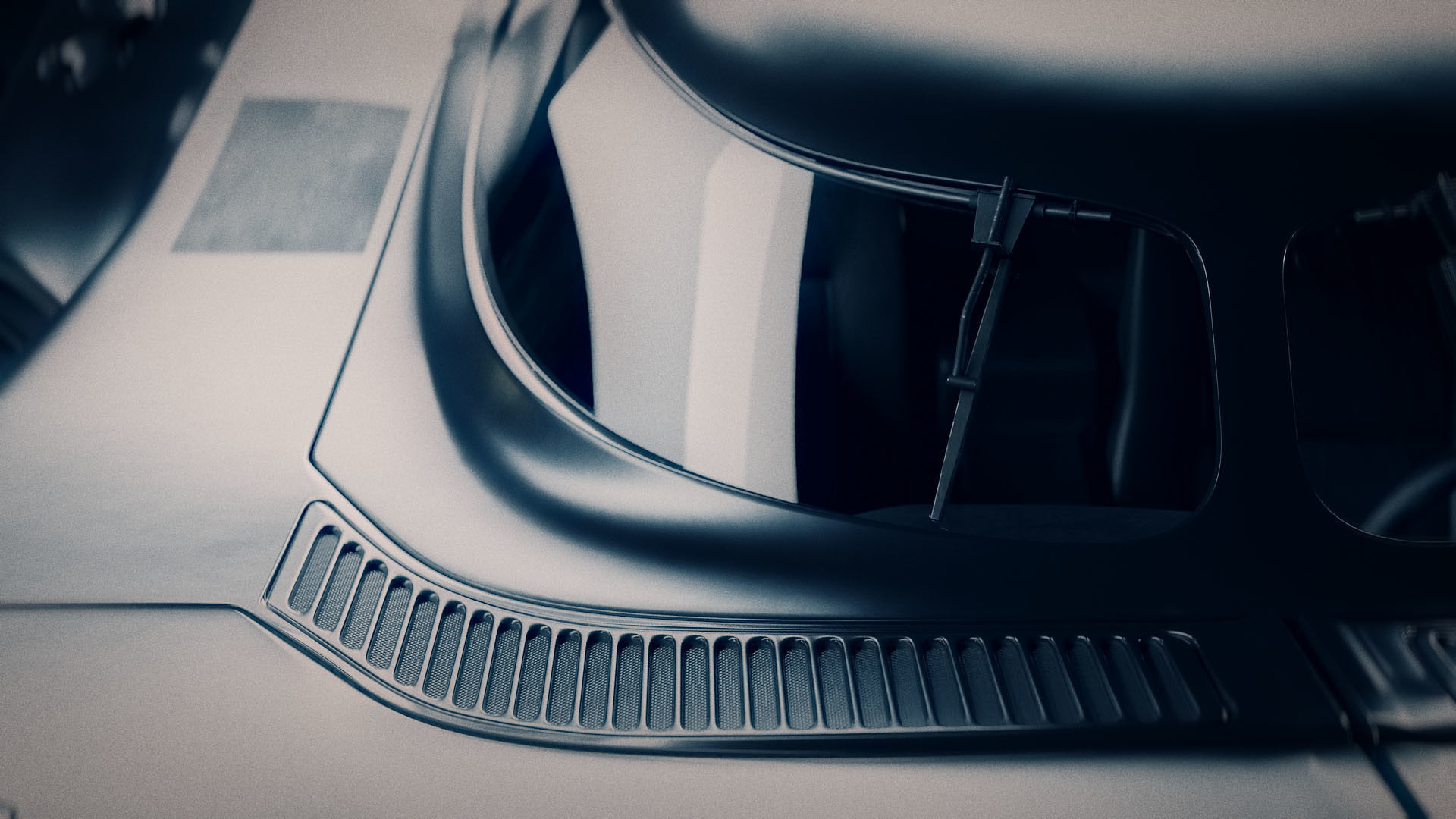 1989 Batmobile Low-poly 3D model_10