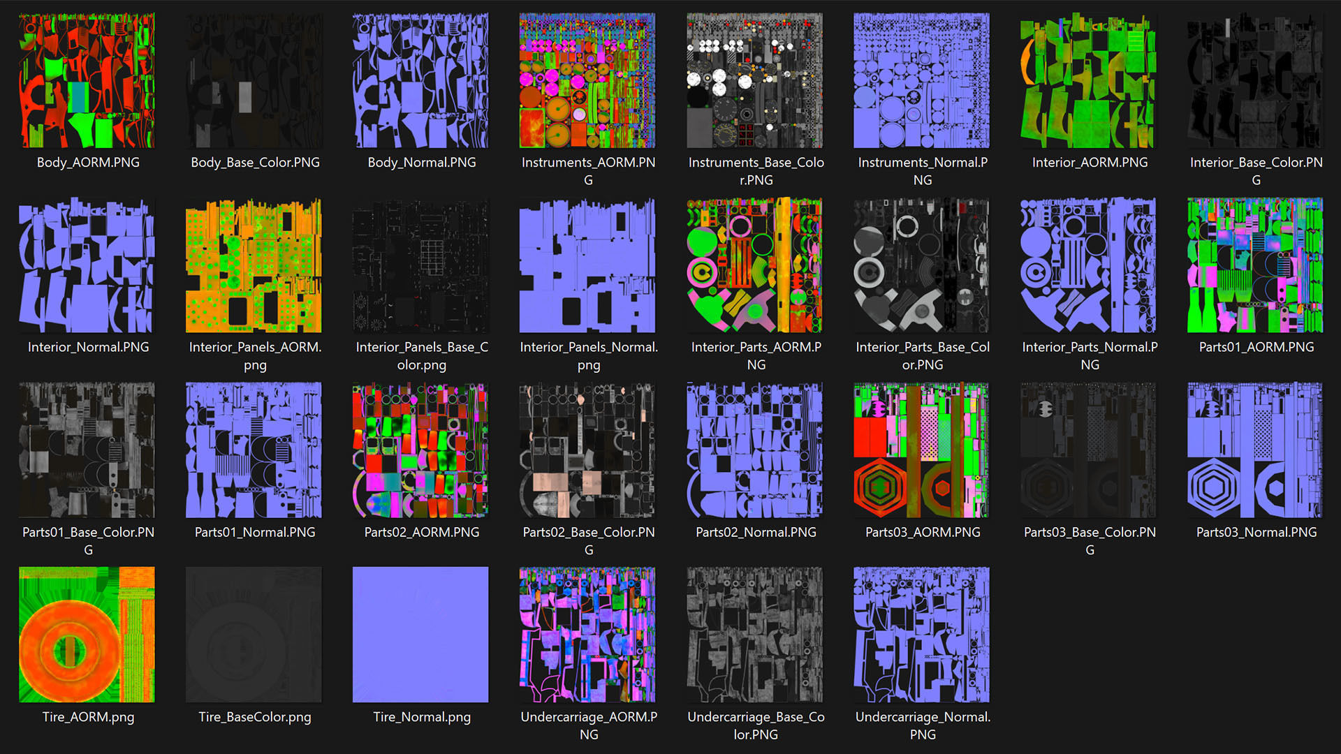 1989 Batmobile Low-poly 3D model_29