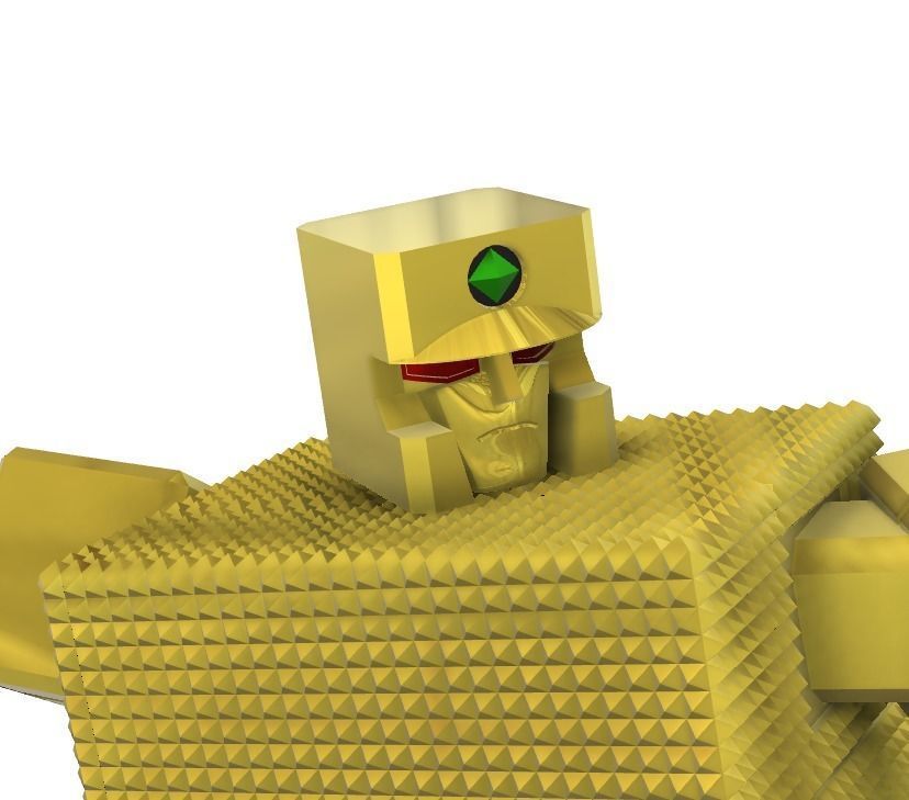 30CM SUPER ROBOT GOLD LIGHTAN 3D  FIGURE MODELS 3D print model_5