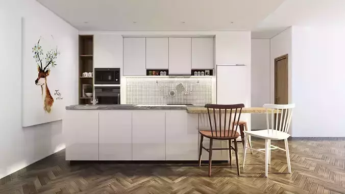 Kitchen Design 3D model