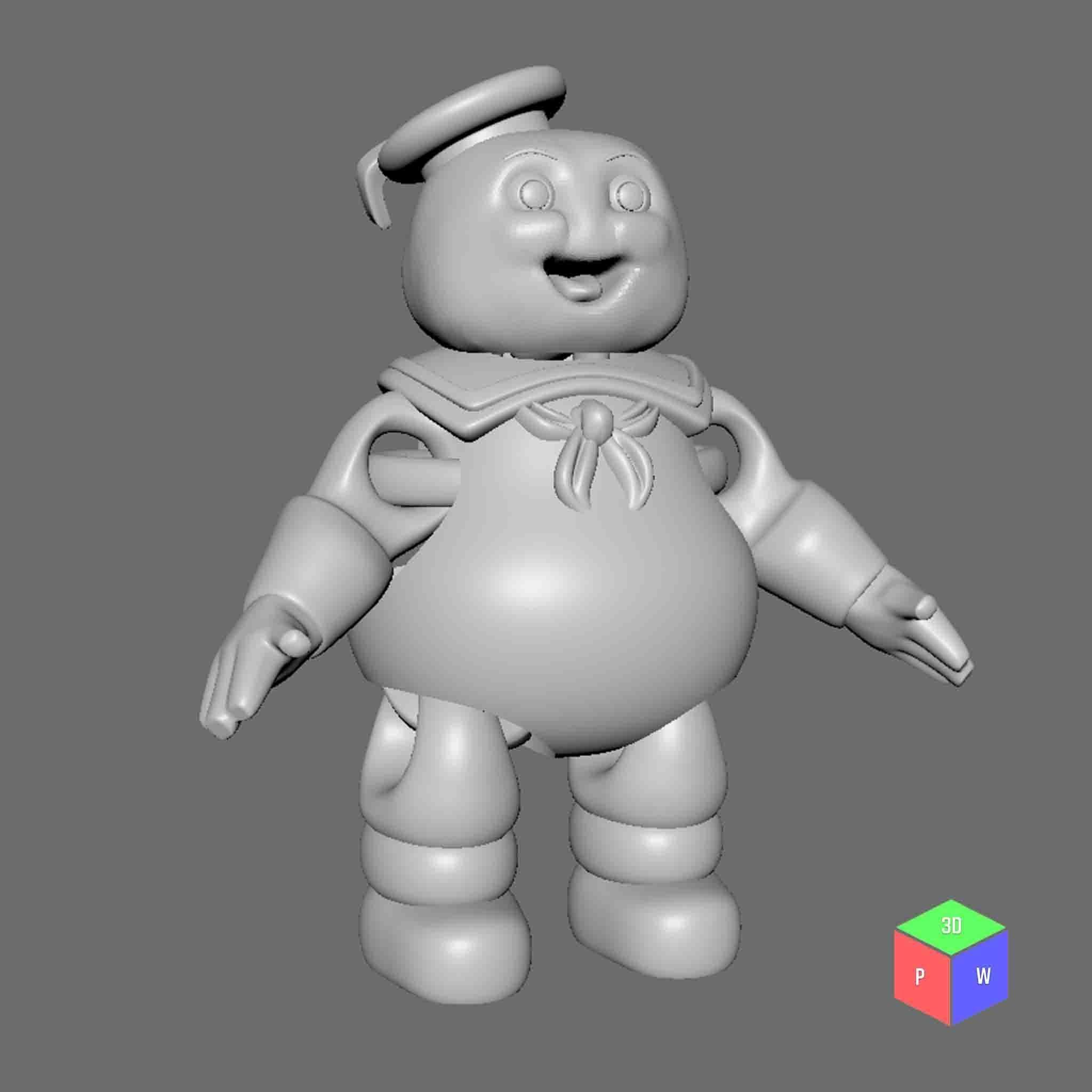 STAY PUFT TOY - GHOSTBUSTERS   3D print model_10