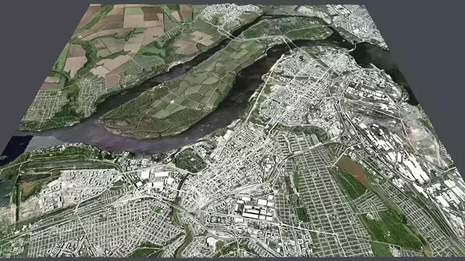 Cityscape Zaporizhia Ukraine