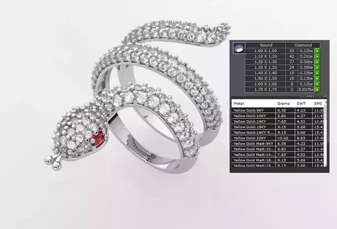 Snake Ring 19-2-2022