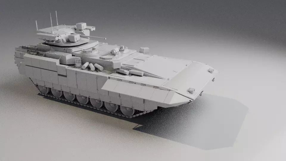 T-15 Armata Free 3D model