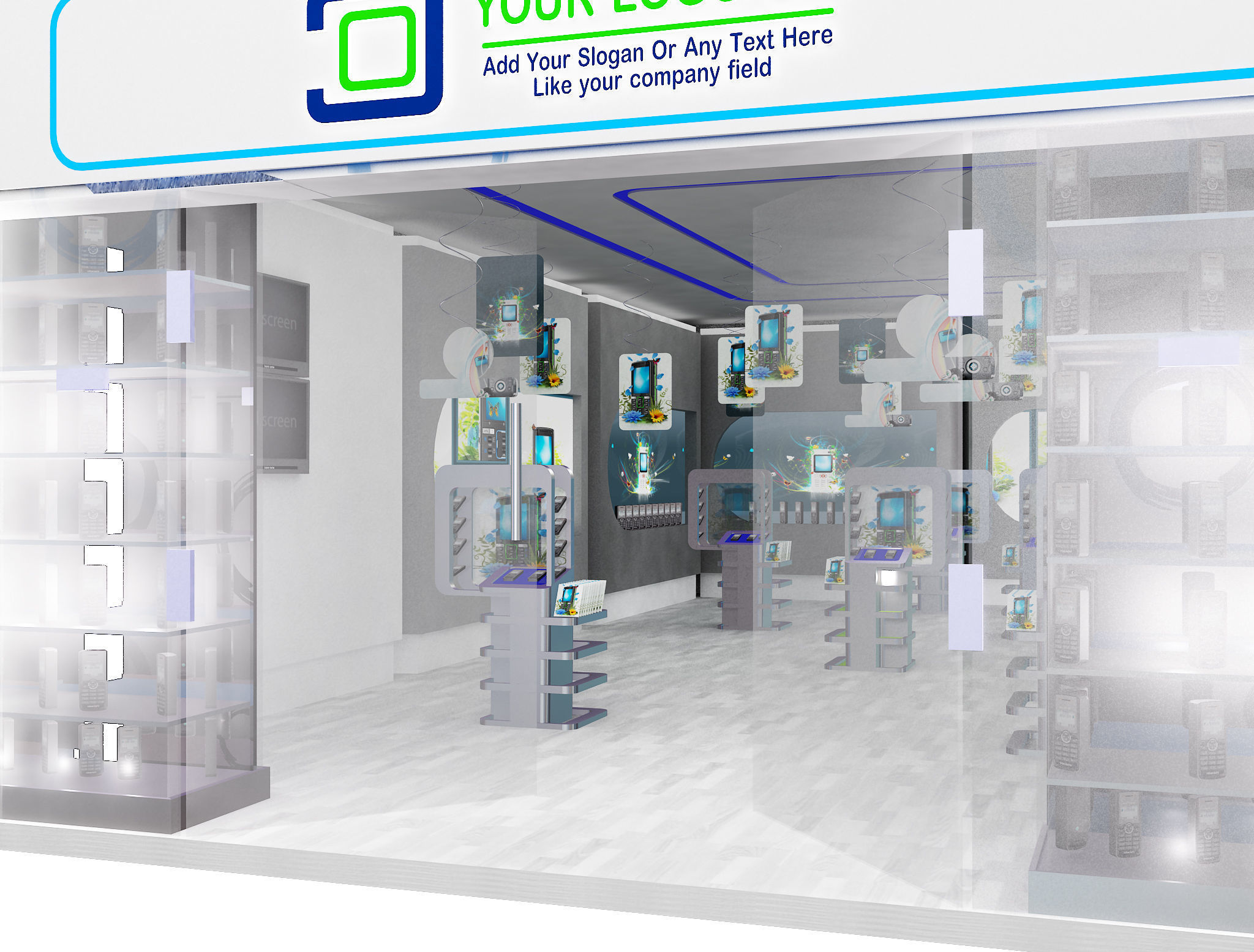  Interior Shop Market a561c 3D model_2