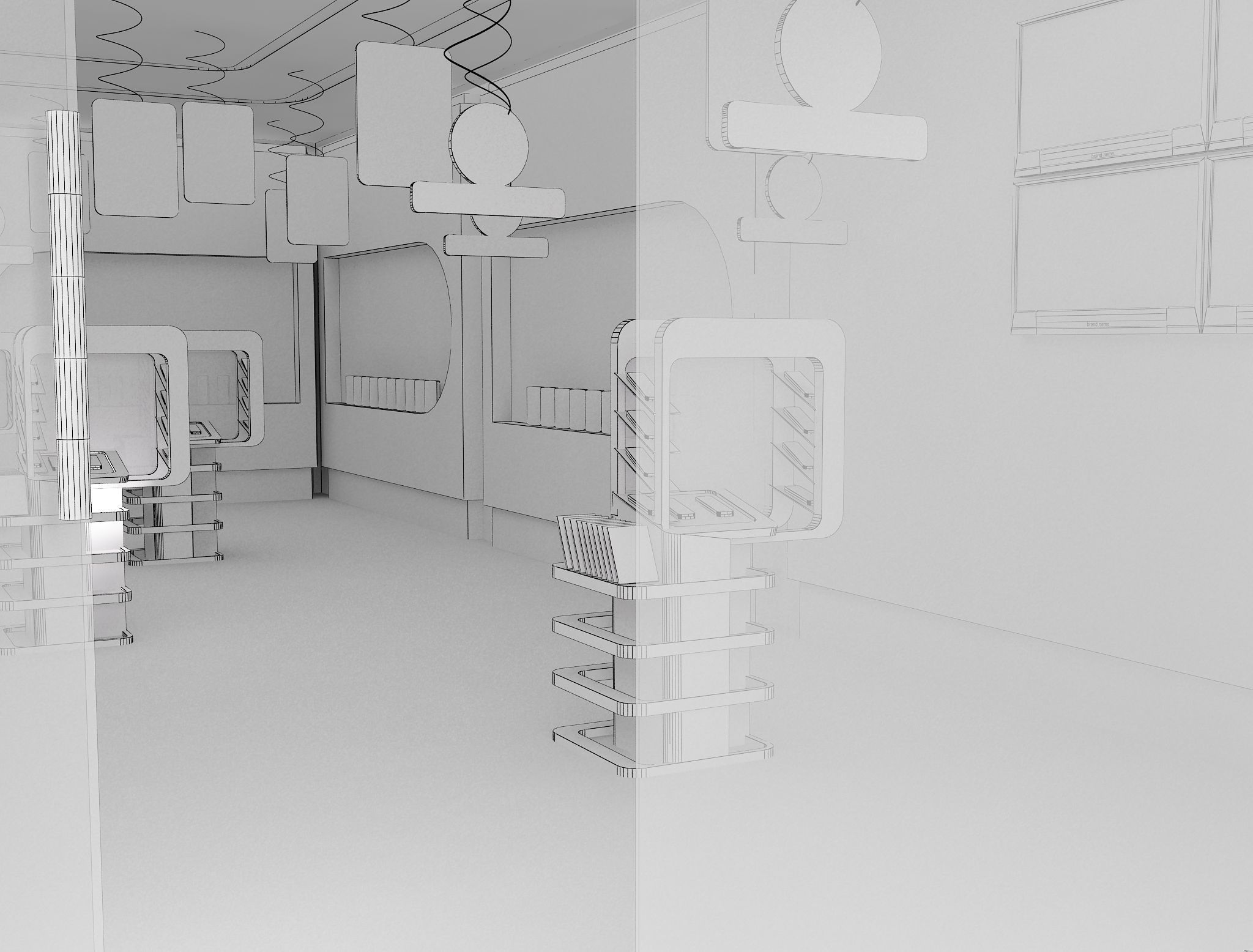  Interior Shop Market a561c 3D model_7