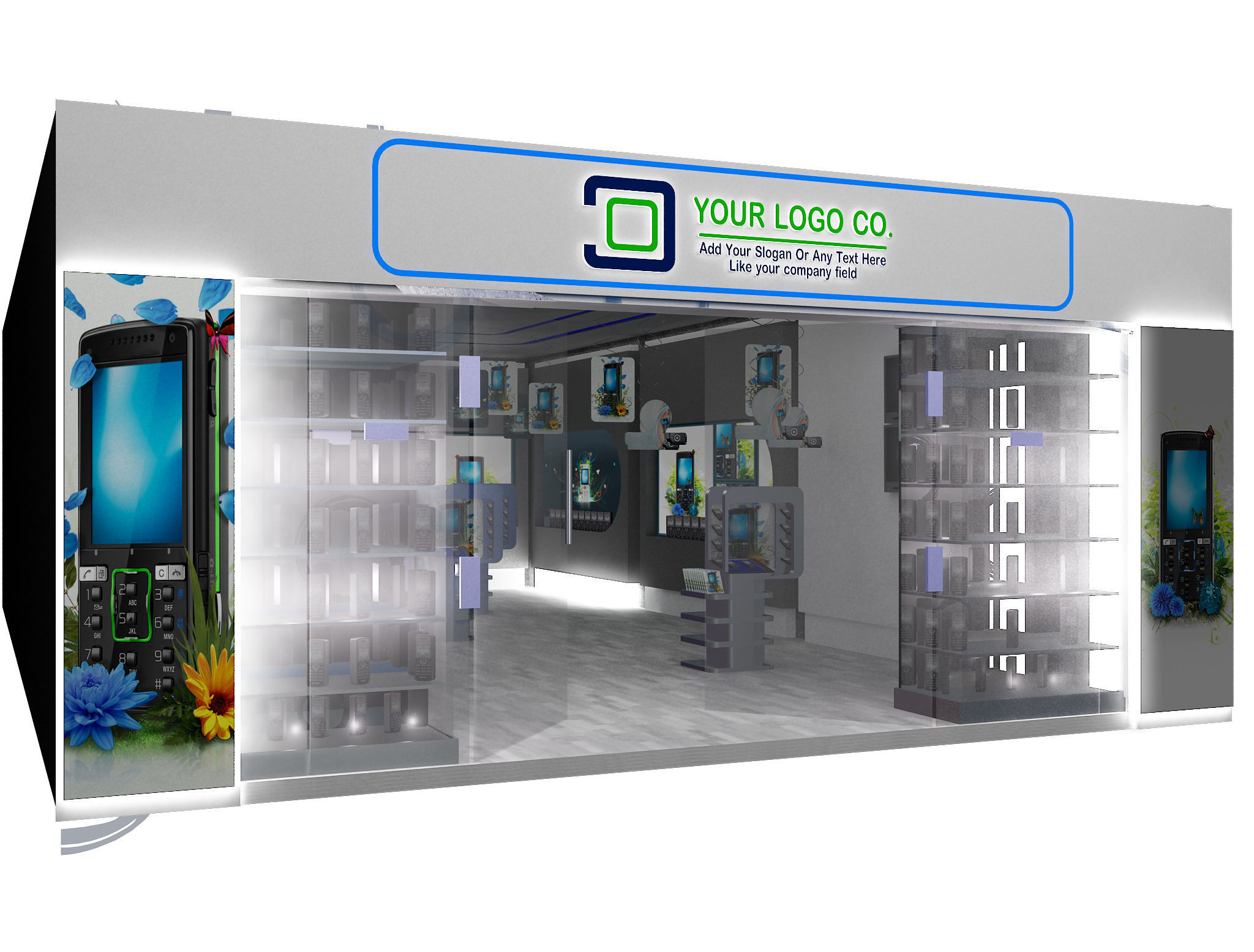  Interior Shop Market a561c 3D model_12