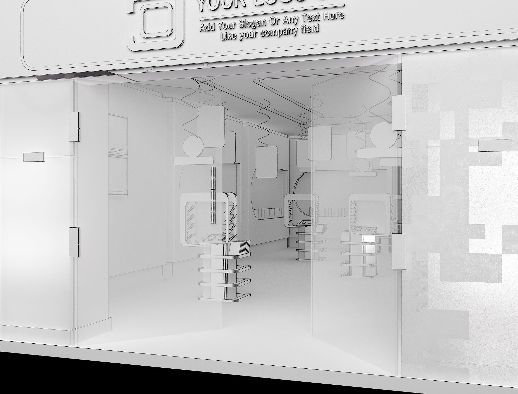 Interior Shop Market a561c 3D model_3