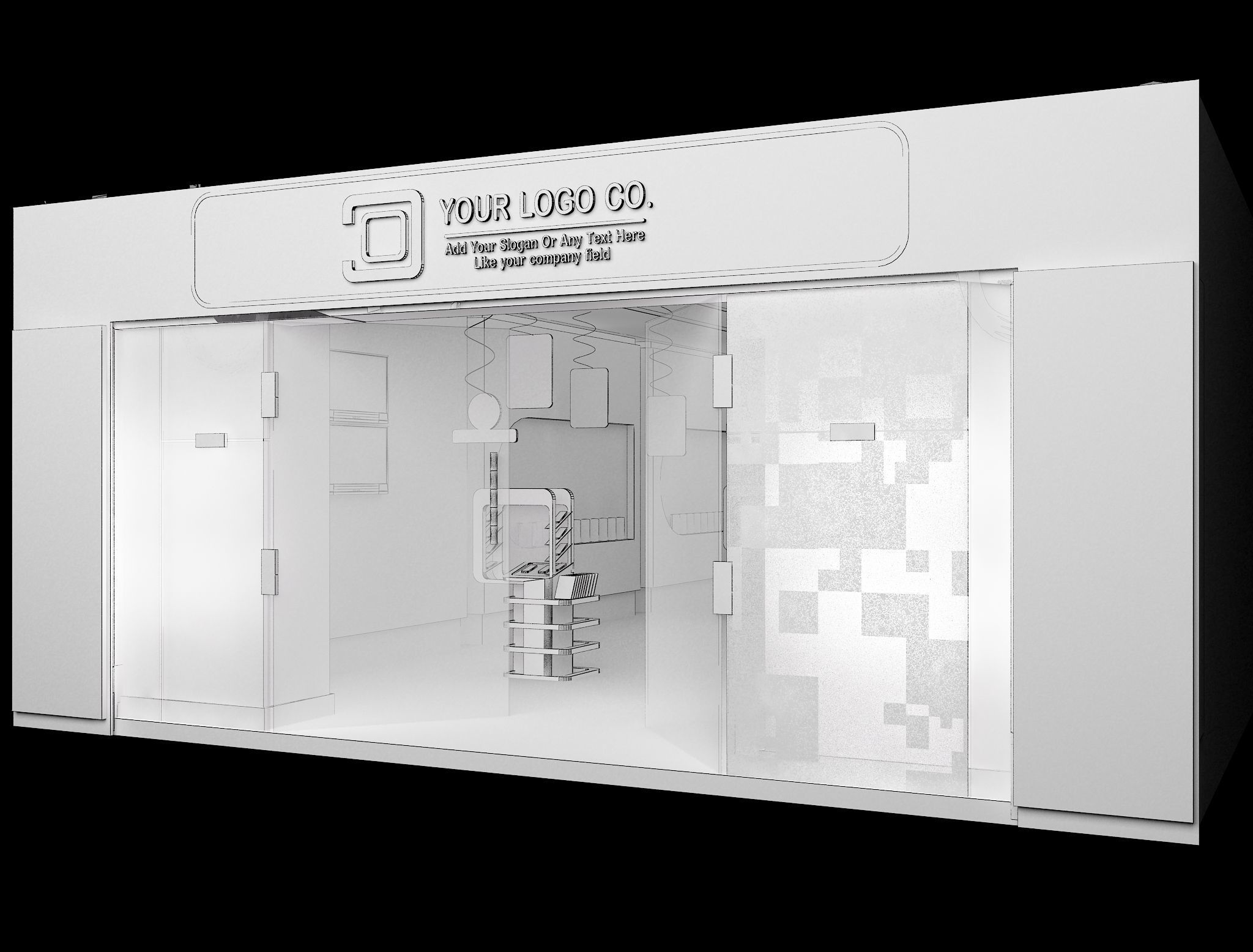  Interior Shop Market a561c 3D model_1