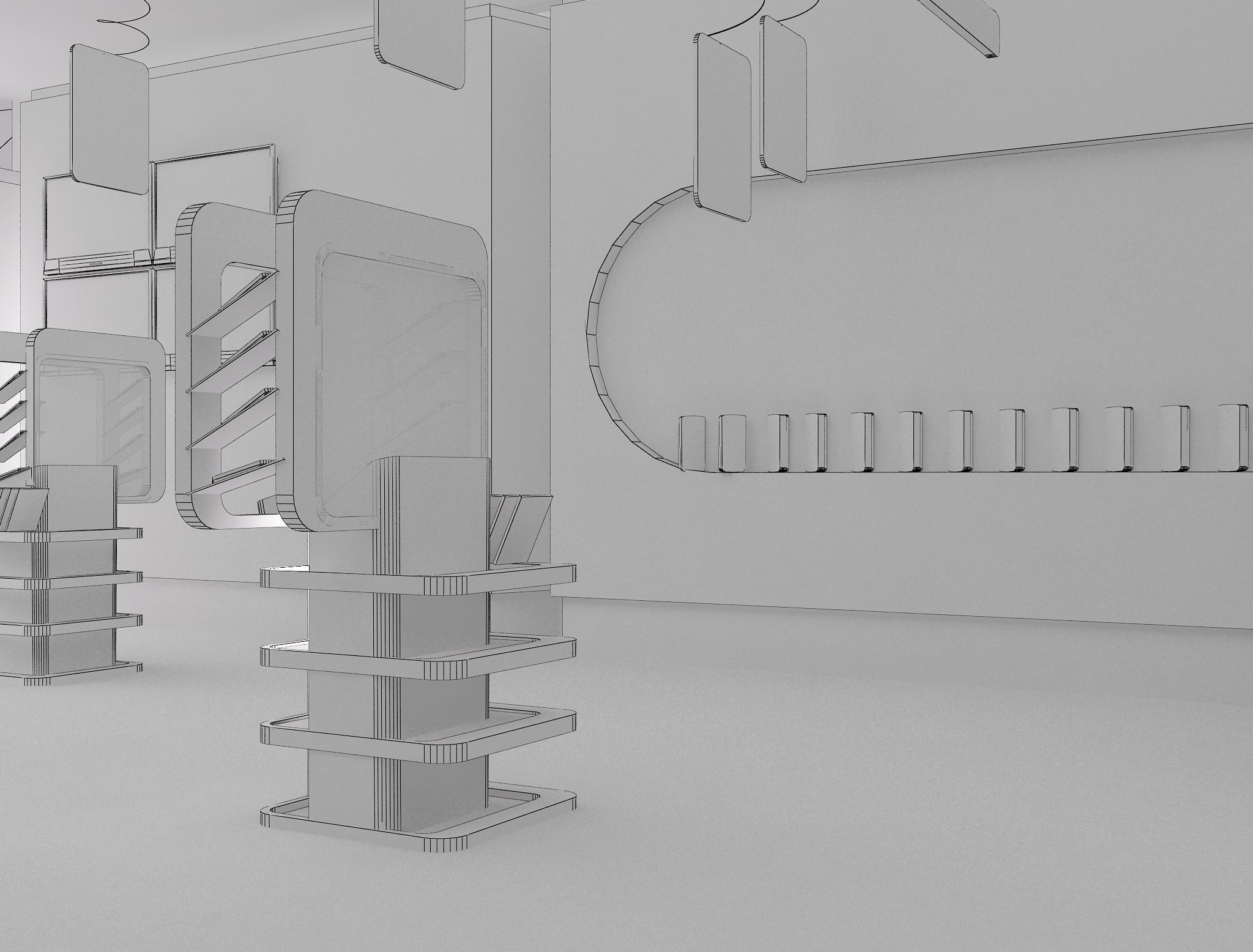  Interior Shop Market a561c 3D model_9