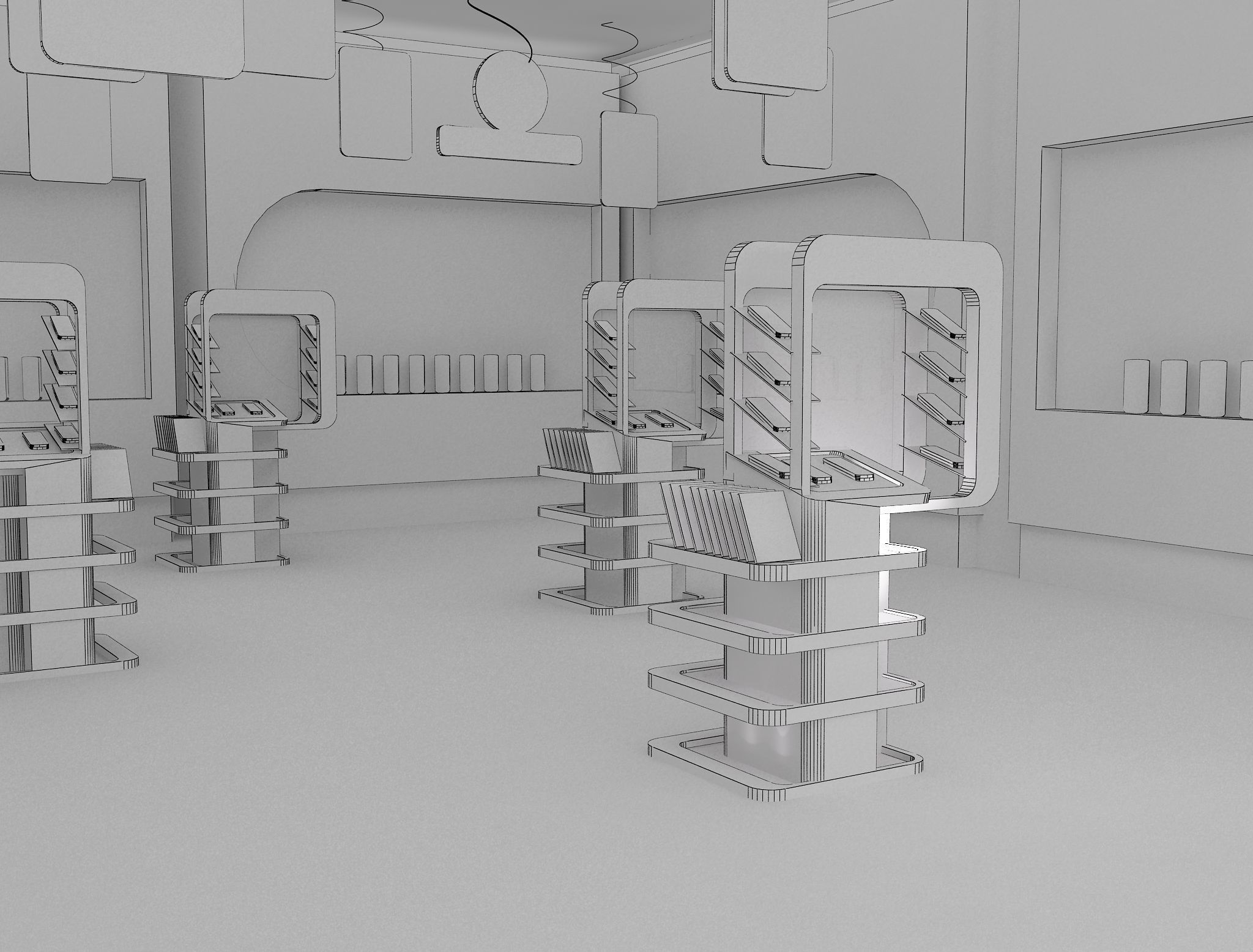  Interior Shop Market a561c 3D model_21