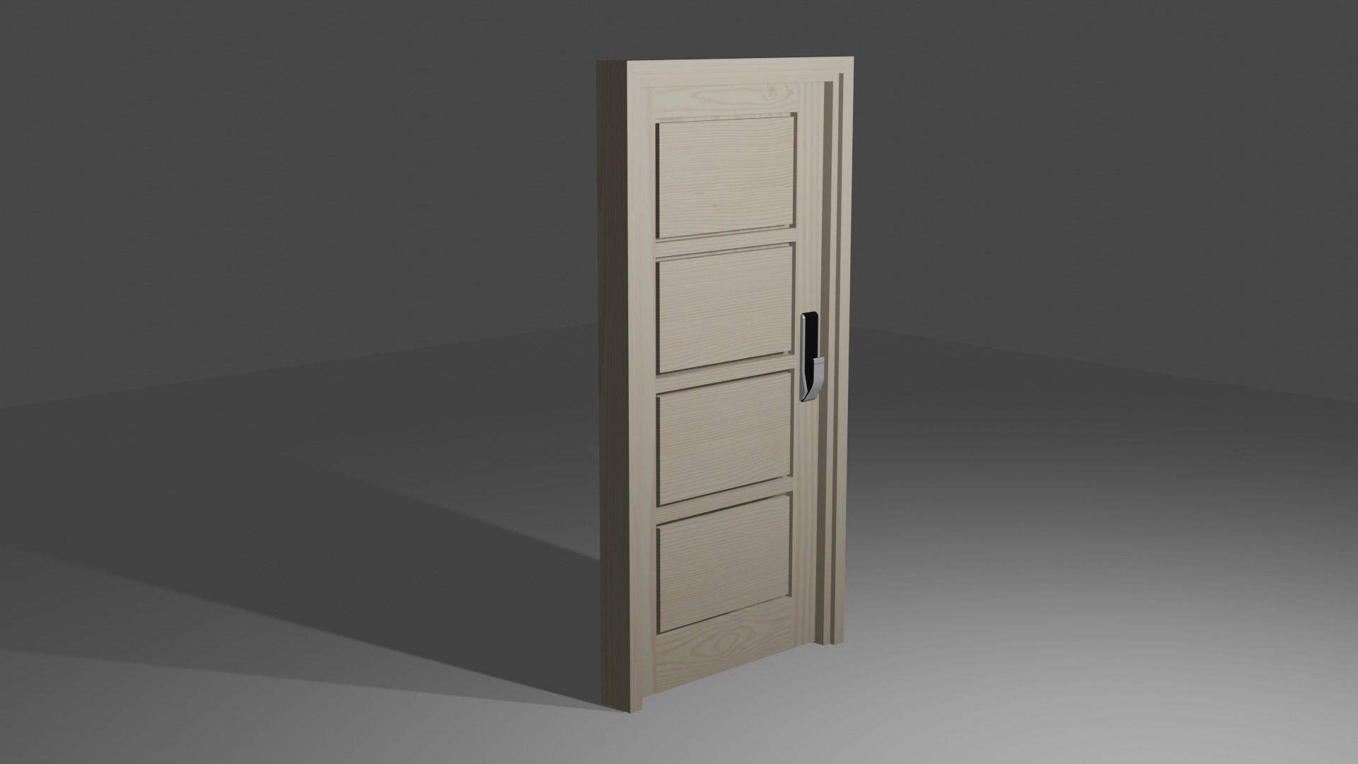 Smart Door Lock 3D model_3