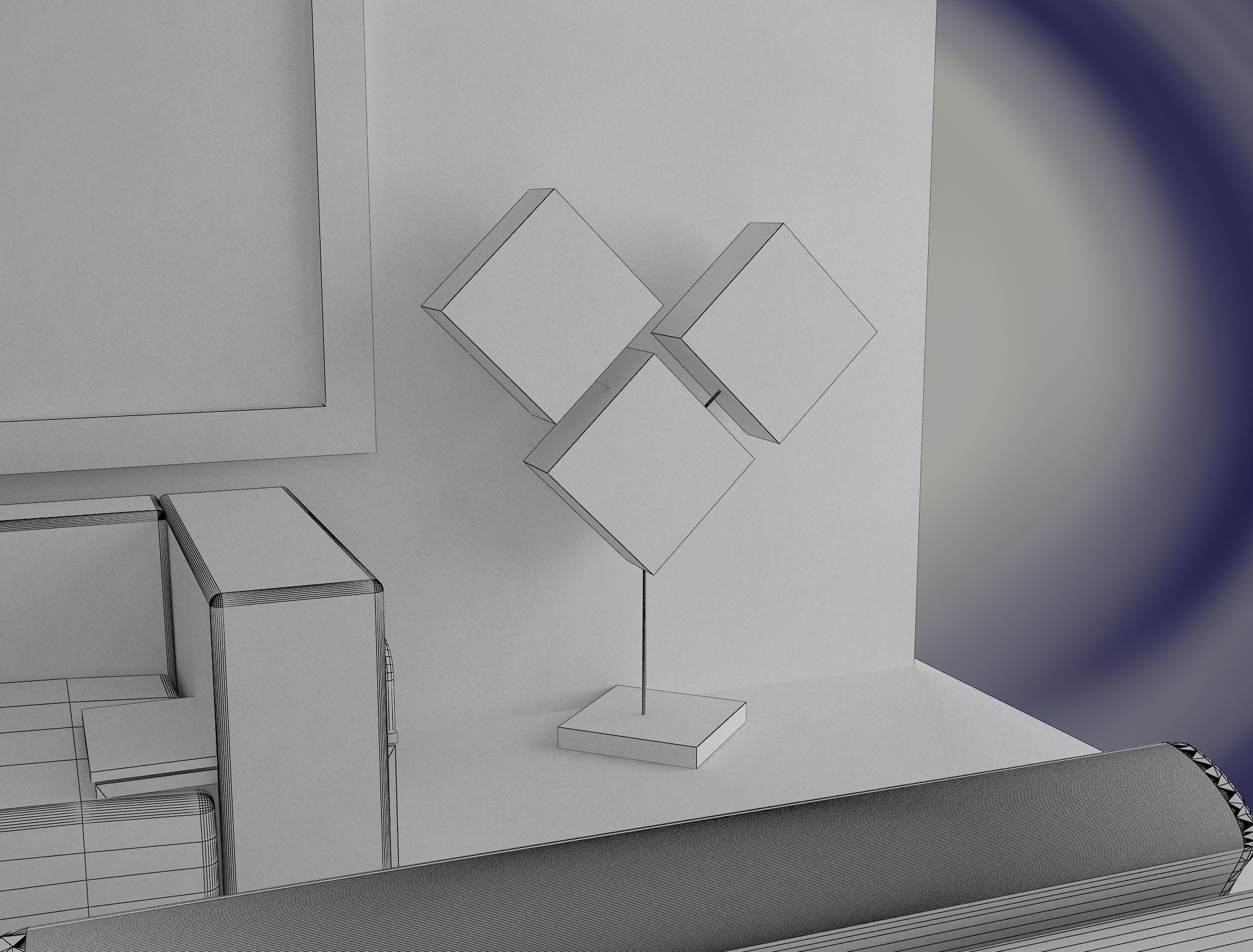  Caffe Resturant Design a562 3D model_9