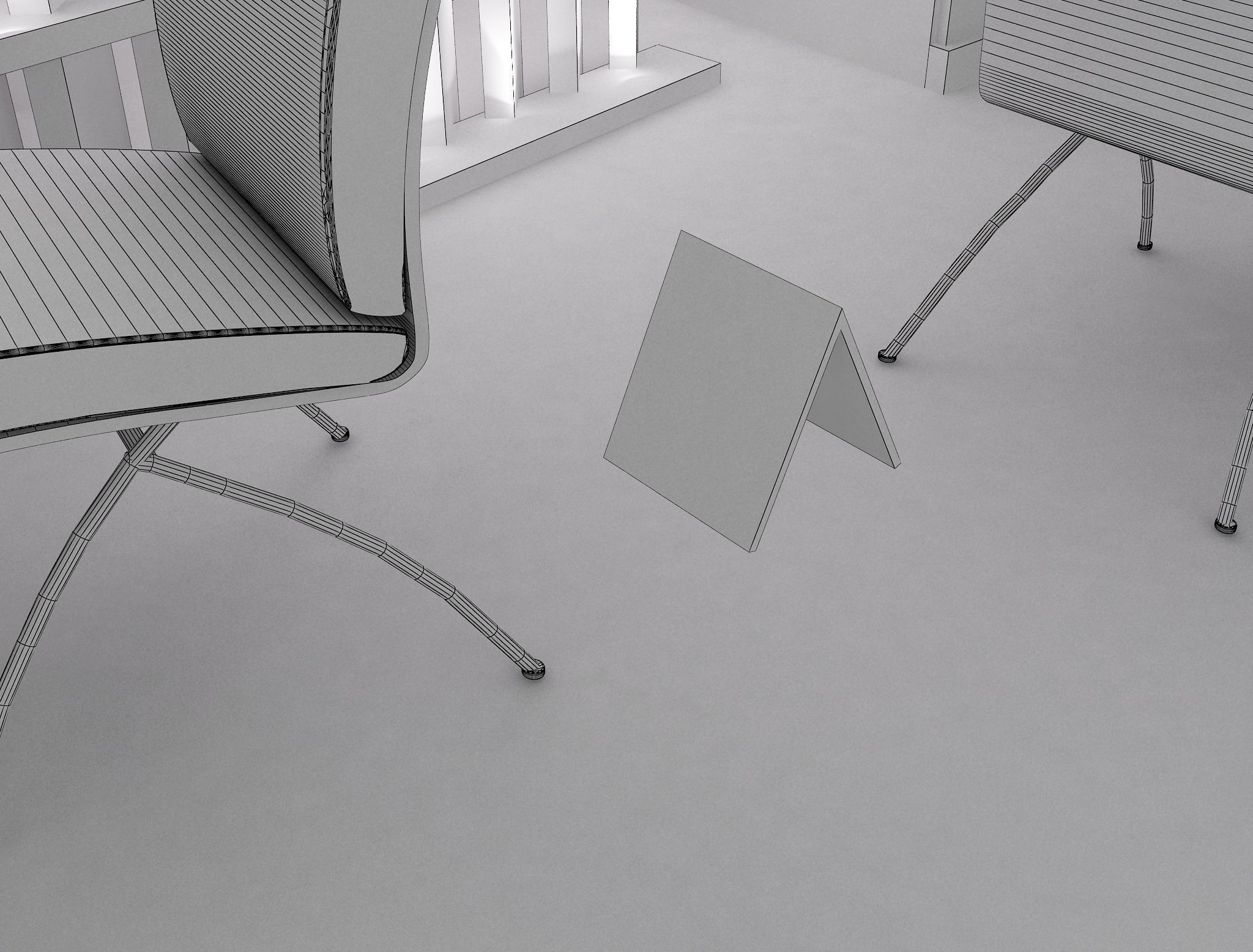  Caffe Resturant Design a562 3D model_19