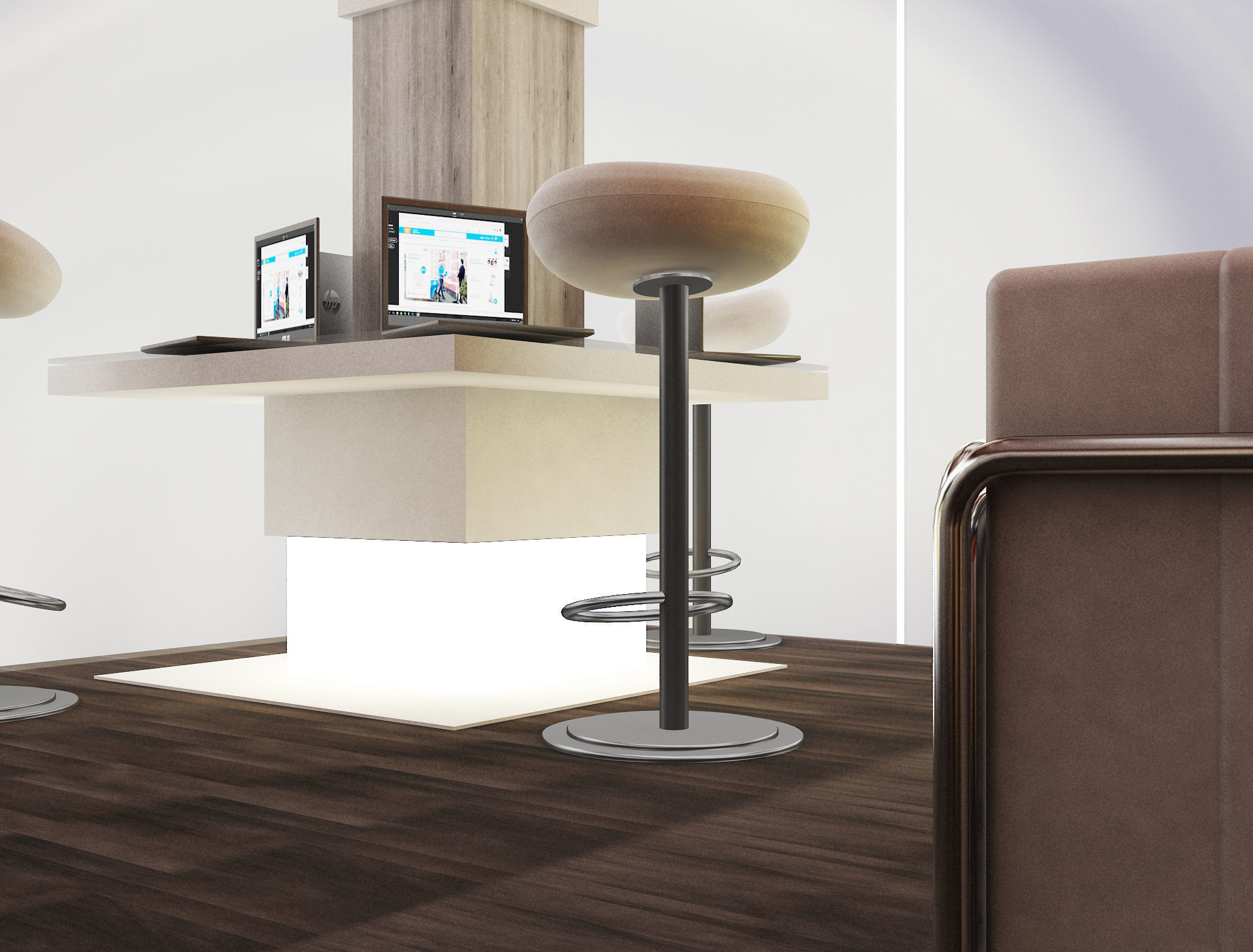  Caffe Resturant Design a562 3D model_10