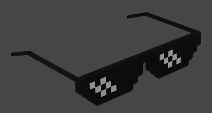 glasses pixelated sunglasses