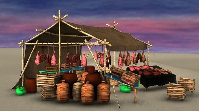 MEAT SHOP 3D model 3