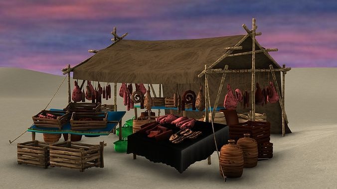 MEAT SHOP 3D model 4