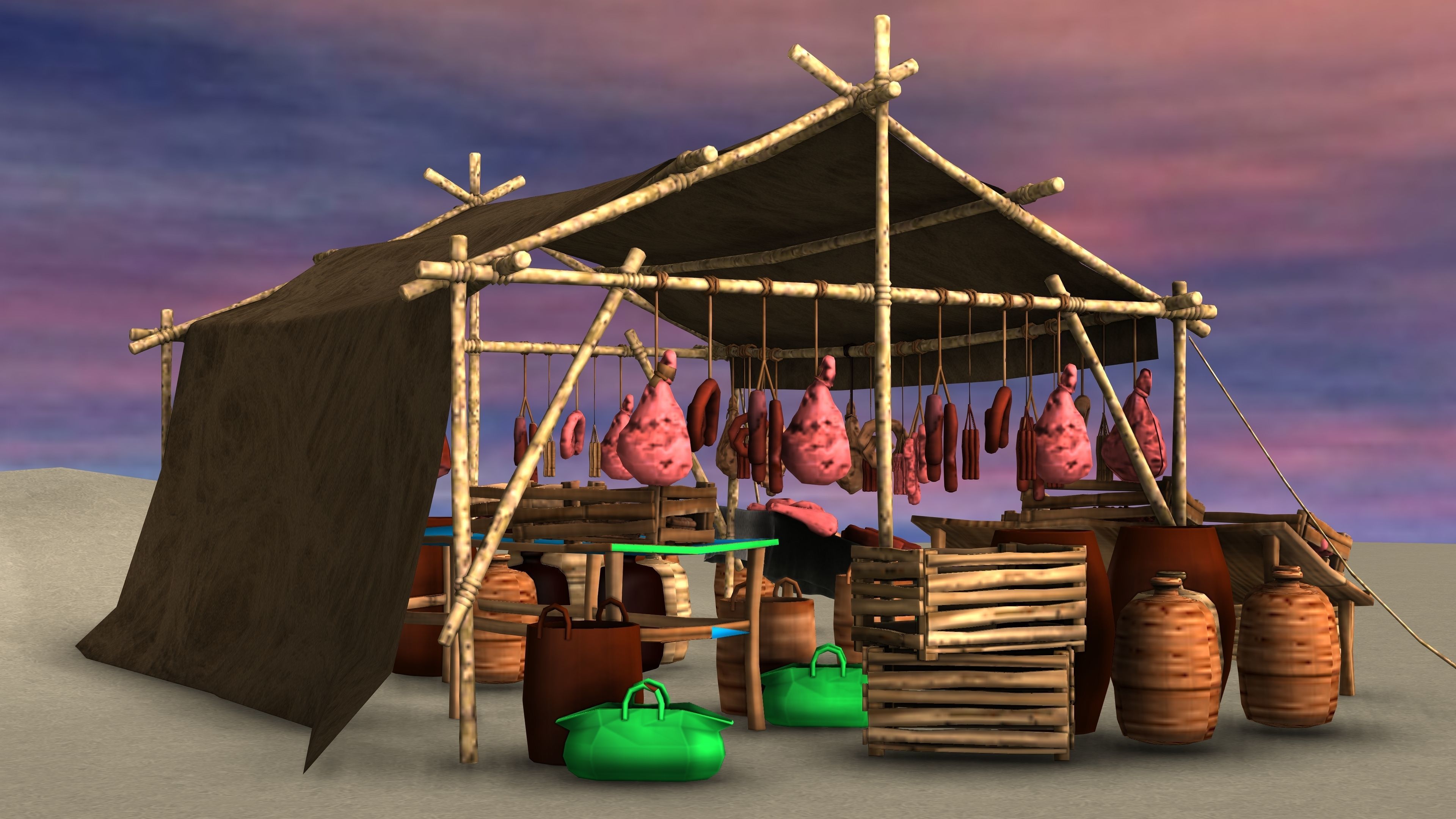 MEAT SHOP 3D model_2