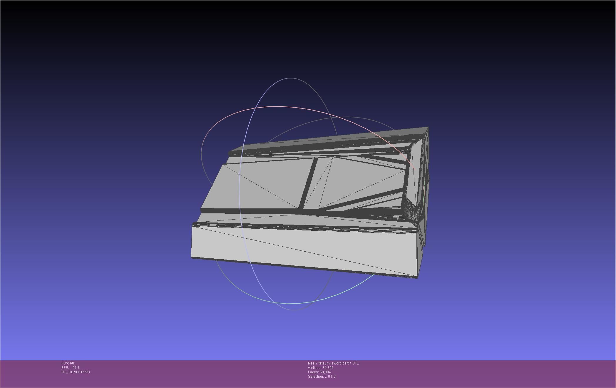 Akame Ga Kill Tatsumi Incursio Sword Printable Assembly 3D print model_74