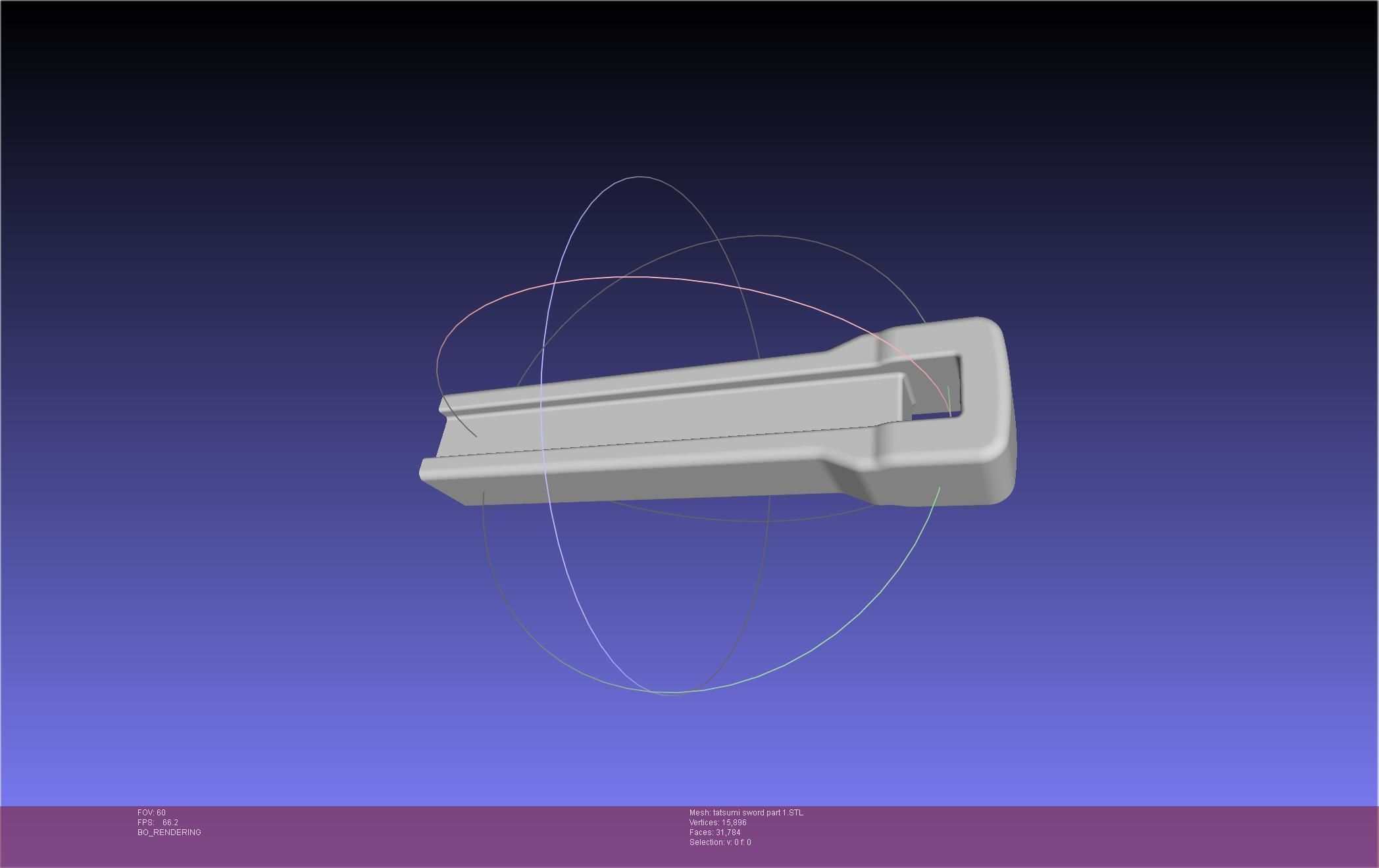 Akame Ga Kill Tatsumi Incursio Sword Printable Assembly 3D print model_52