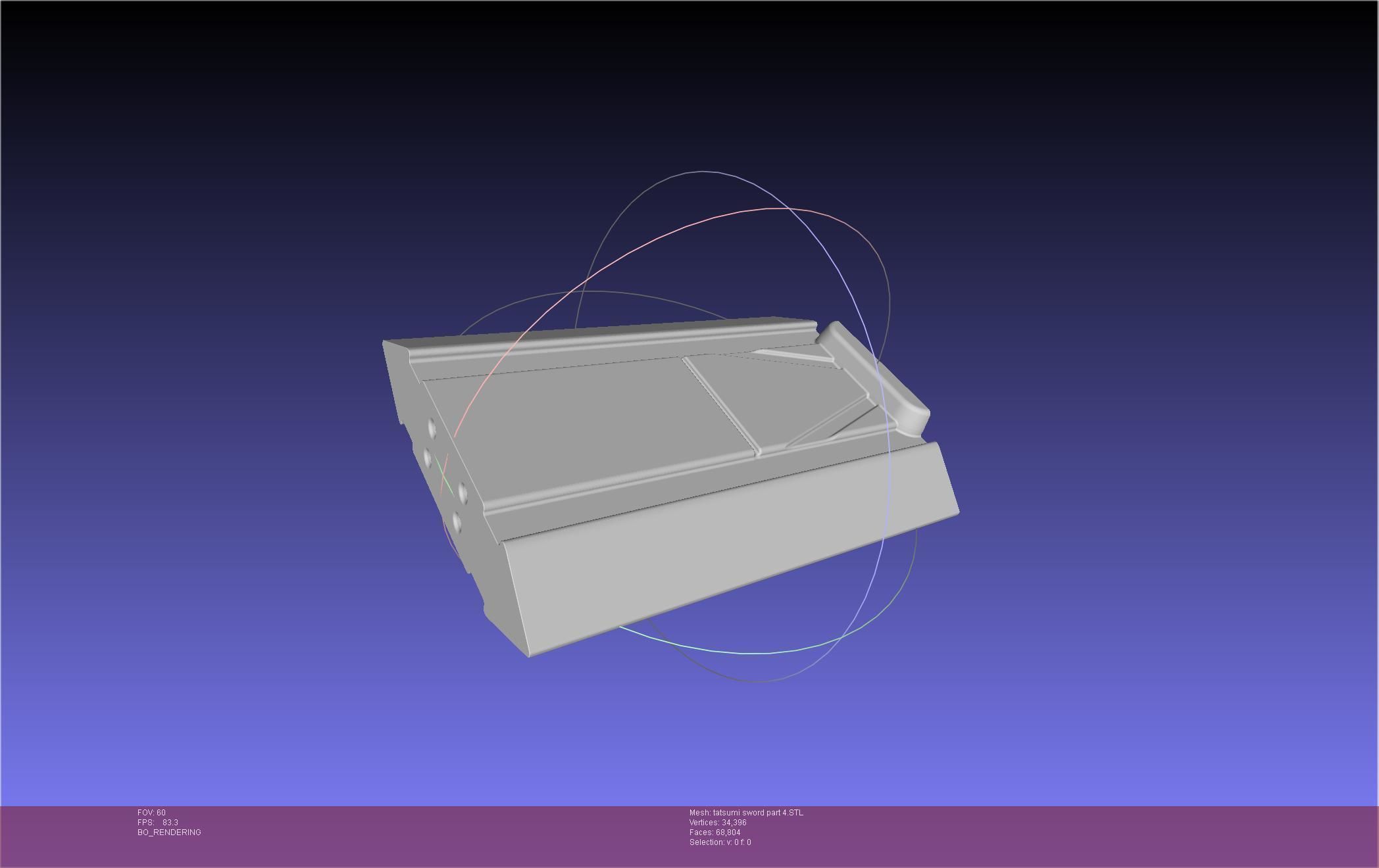 Akame Ga Kill Tatsumi Incursio Sword Printable Assembly 3D print model_71