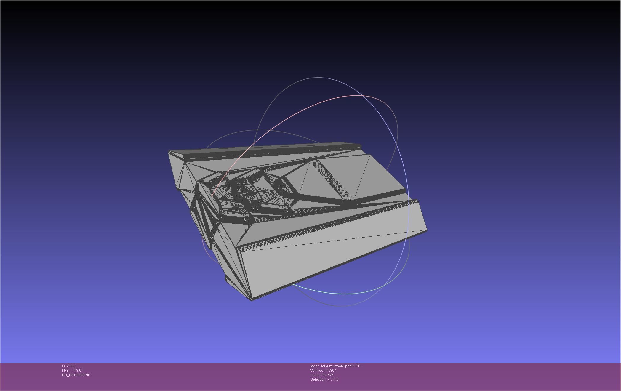 Akame Ga Kill Tatsumi Incursio Sword Printable Assembly 3D print model_83