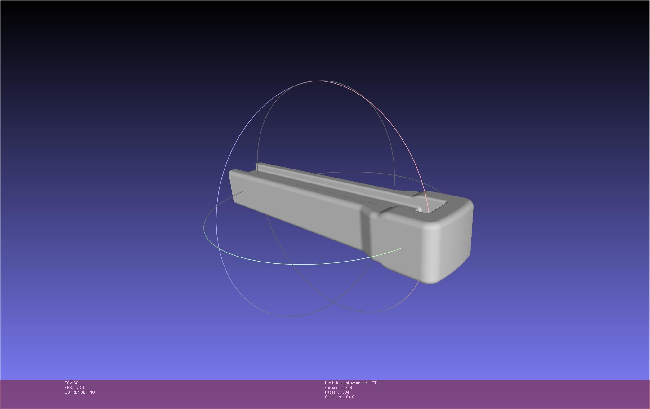 Akame Ga Kill Tatsumi Incursio Sword Printable Assembly 3D print model_51