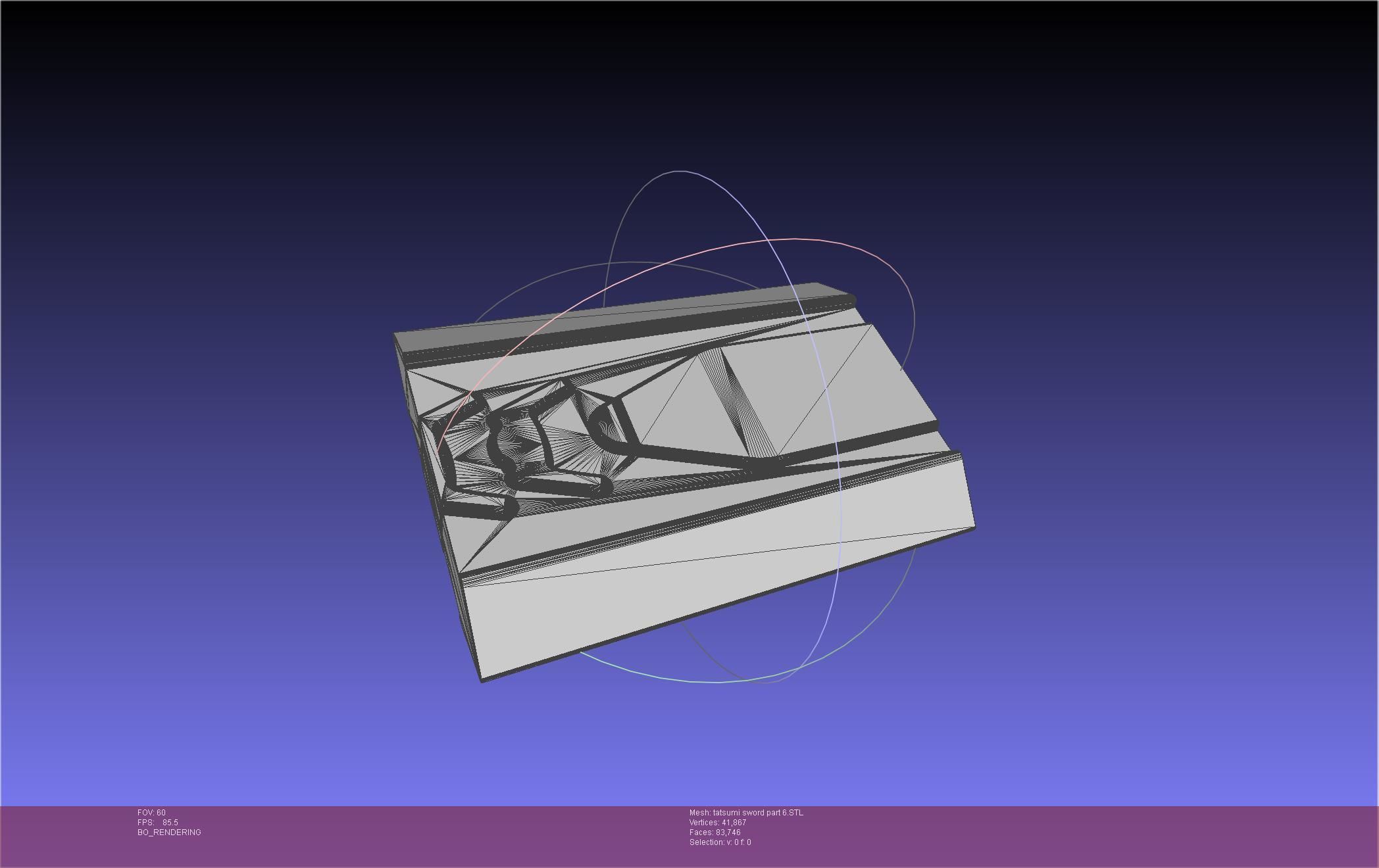 Akame Ga Kill Tatsumi Incursio Sword Printable Assembly 3D print model_84