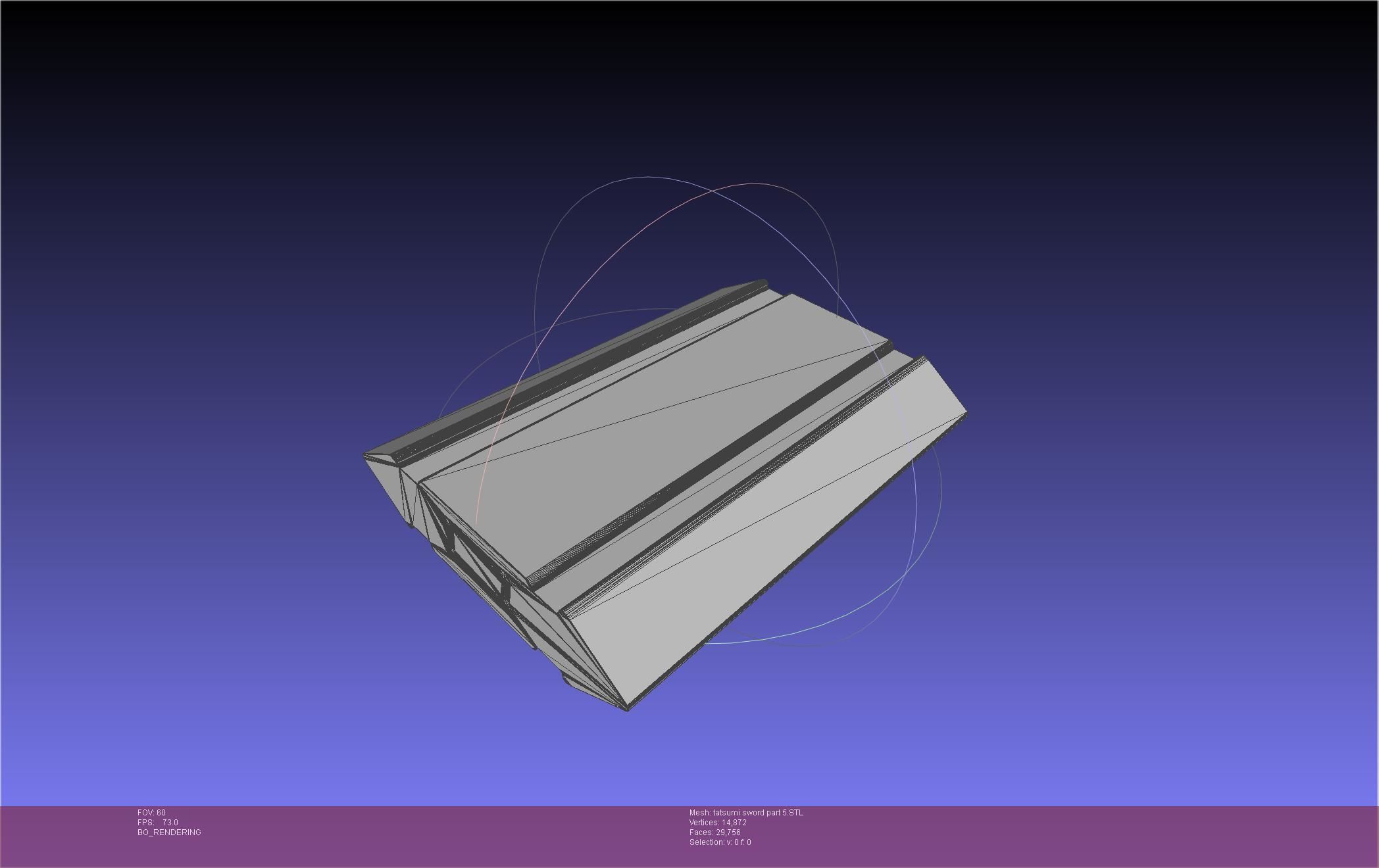 Akame Ga Kill Tatsumi Incursio Sword Printable Assembly 3D print model_79