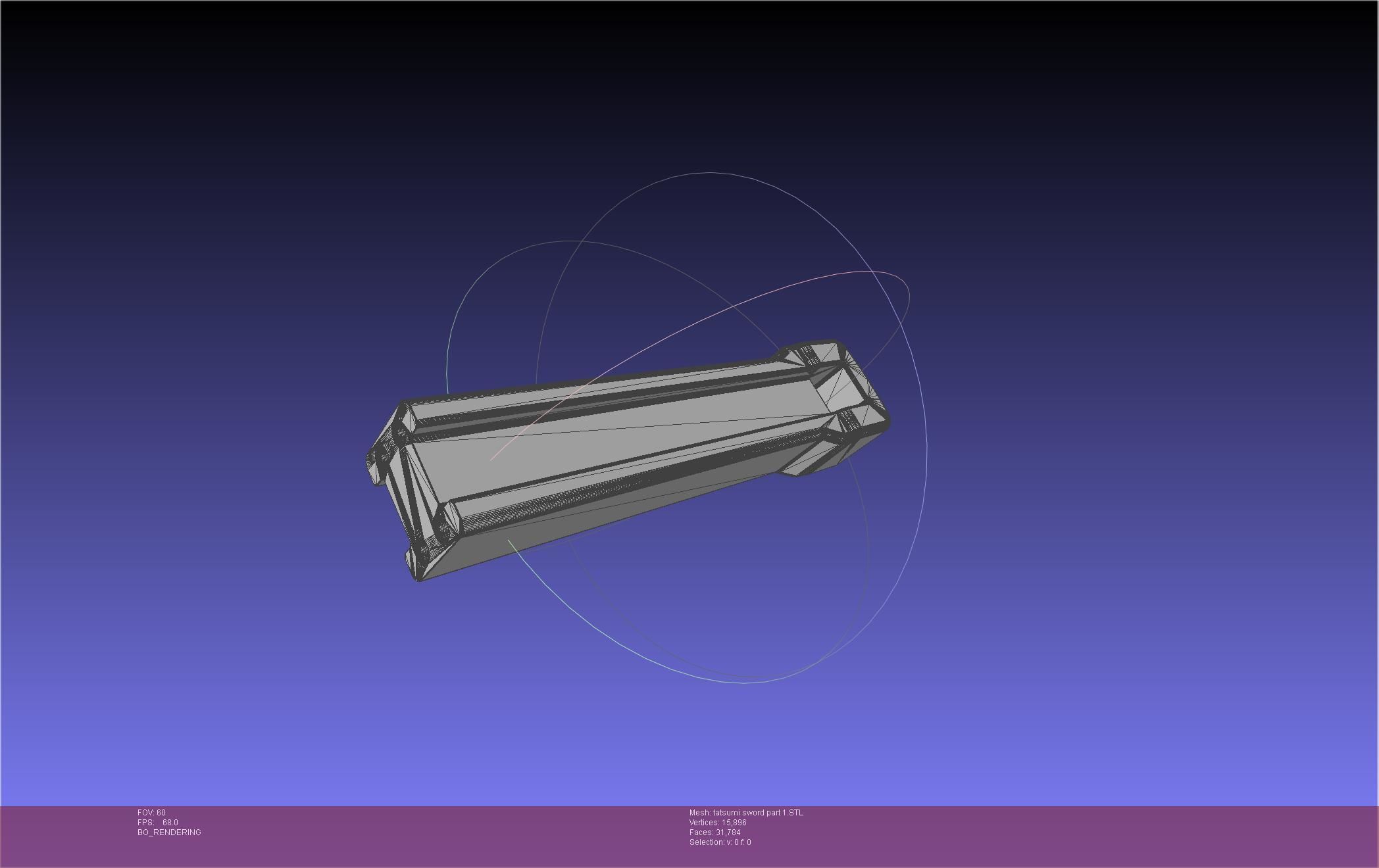 Akame Ga Kill Tatsumi Incursio Sword Printable Assembly 3D print model_54